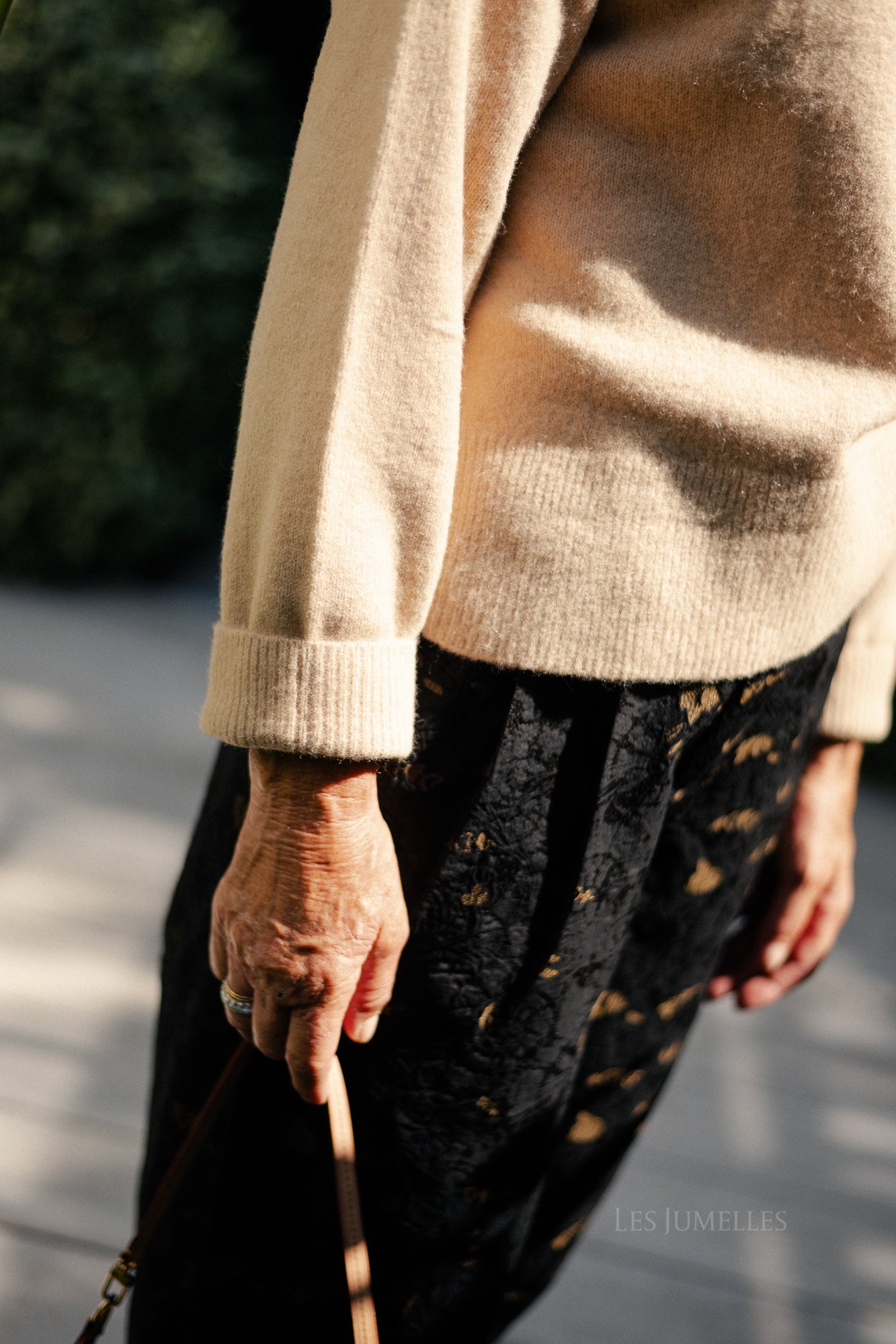 OBJJuno L/S O-neck knit tannin/melange