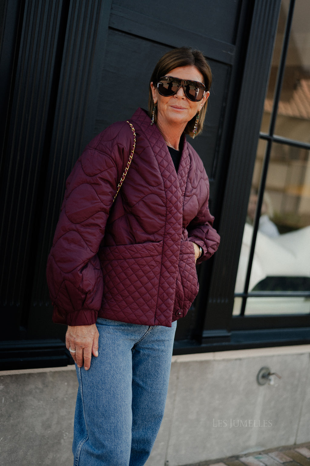 YASTucco LS padded jacket port royale