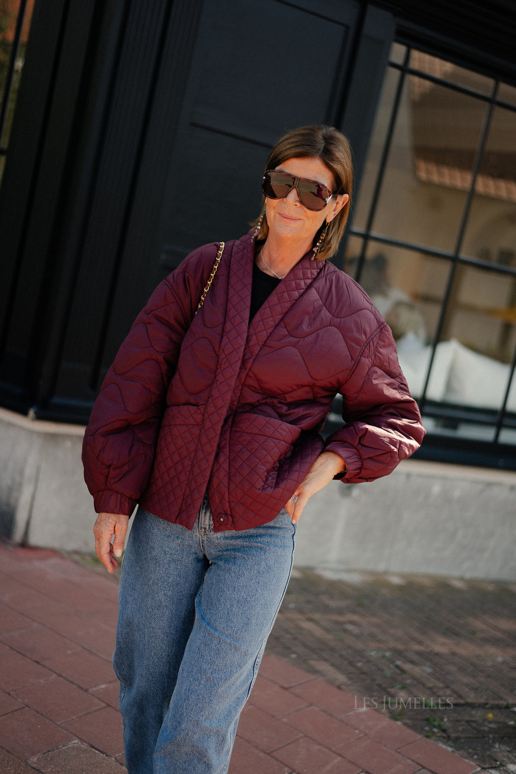 YASTucco LS padded jacket port royale