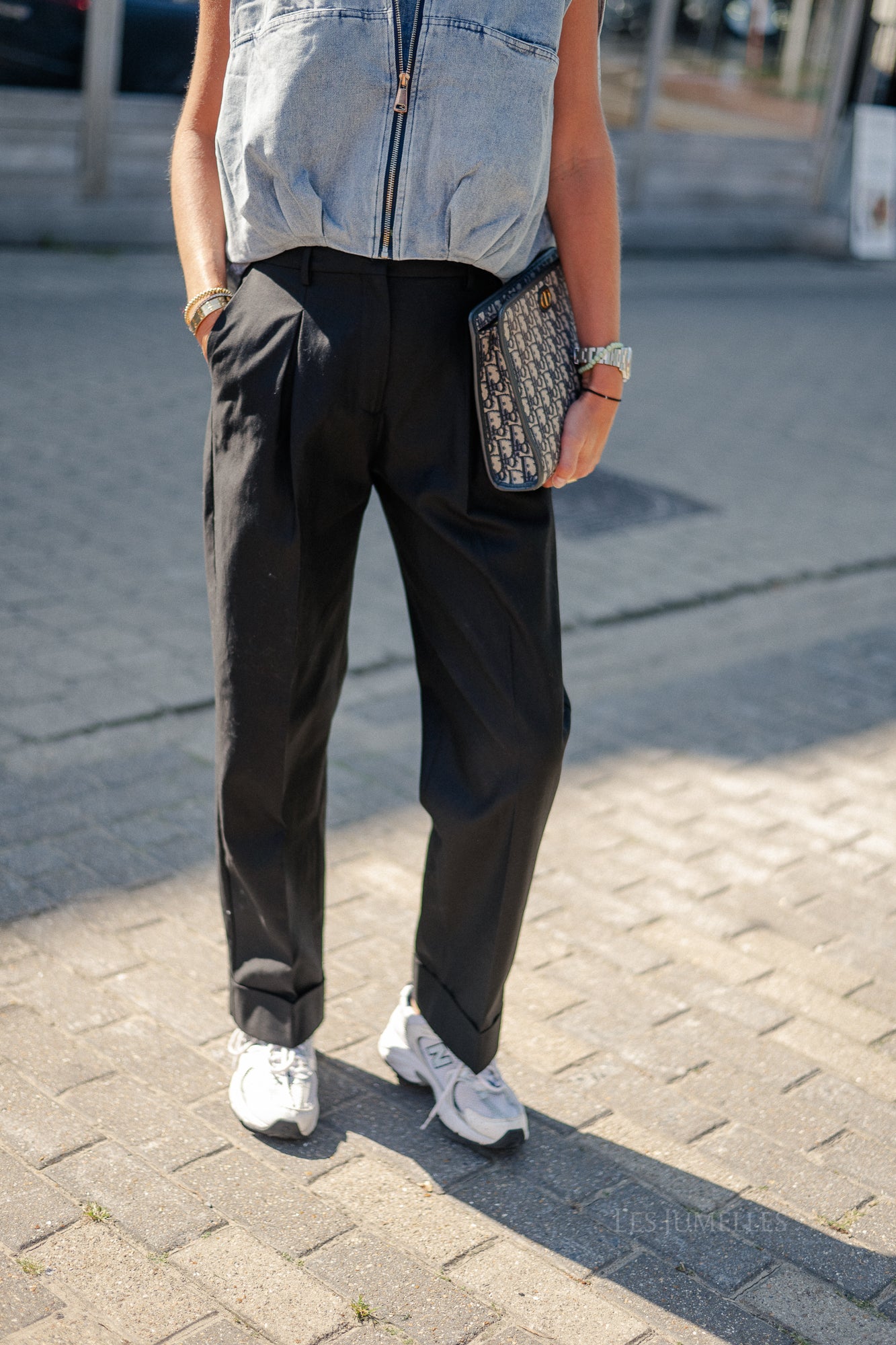 SLFTapered-Dora MW pant black