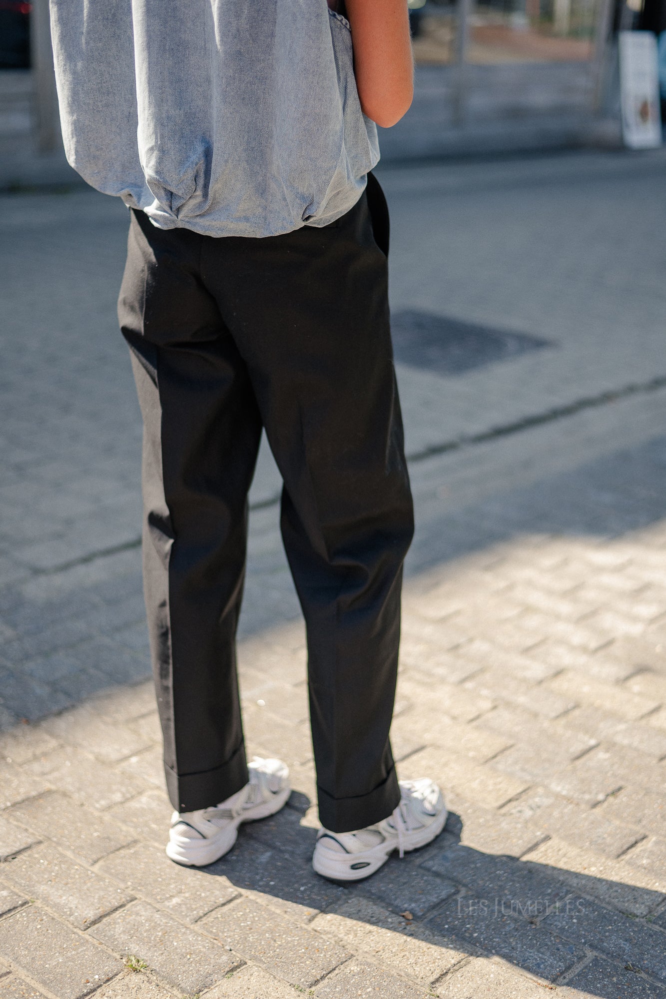 SLFTapered-Dora MW pant black