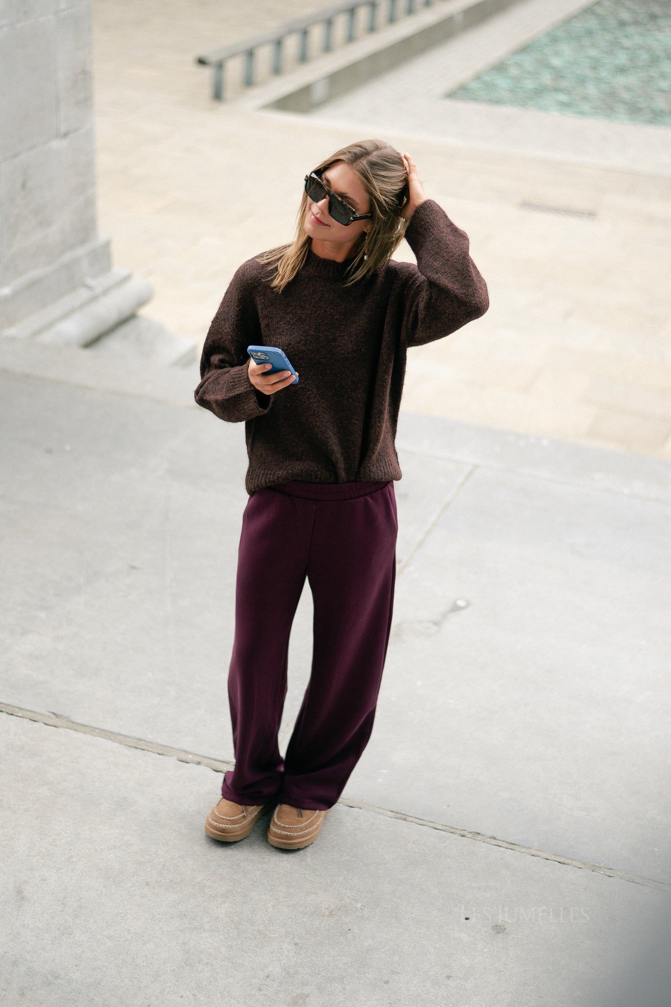 VIReflect RW wide sweat pants fig