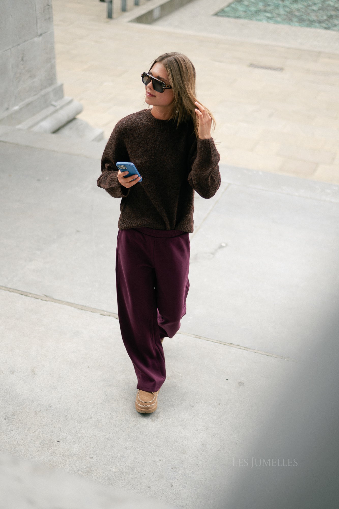 VIReflect RW wide sweat pants fig