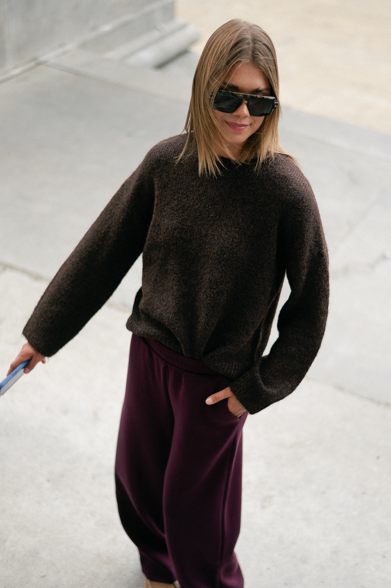 VIReflect RW wide sweat pants fig