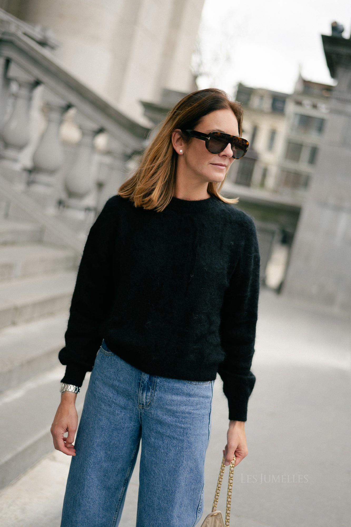 Billie mohair jumper black