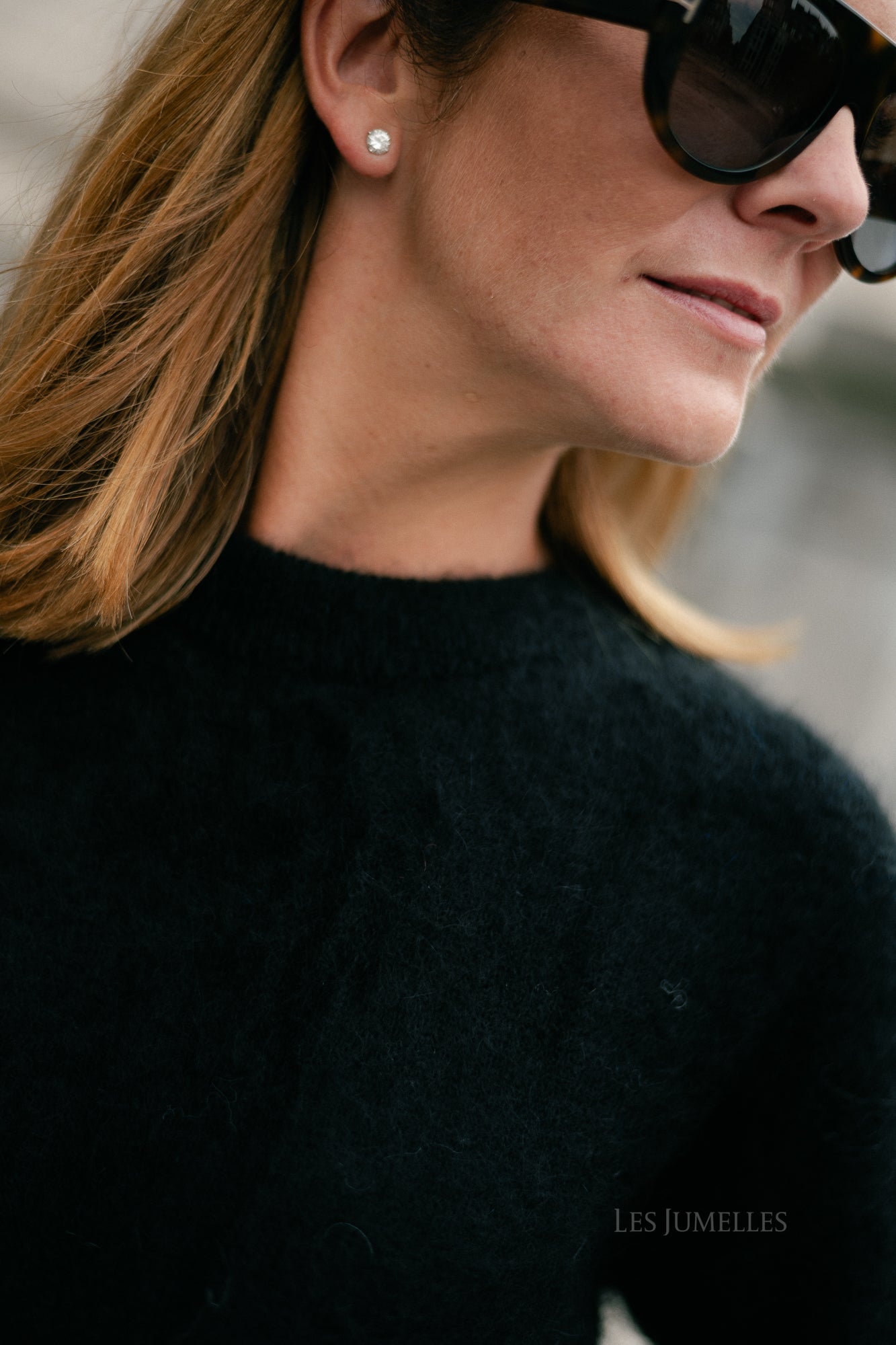 Billie mohair jumper black