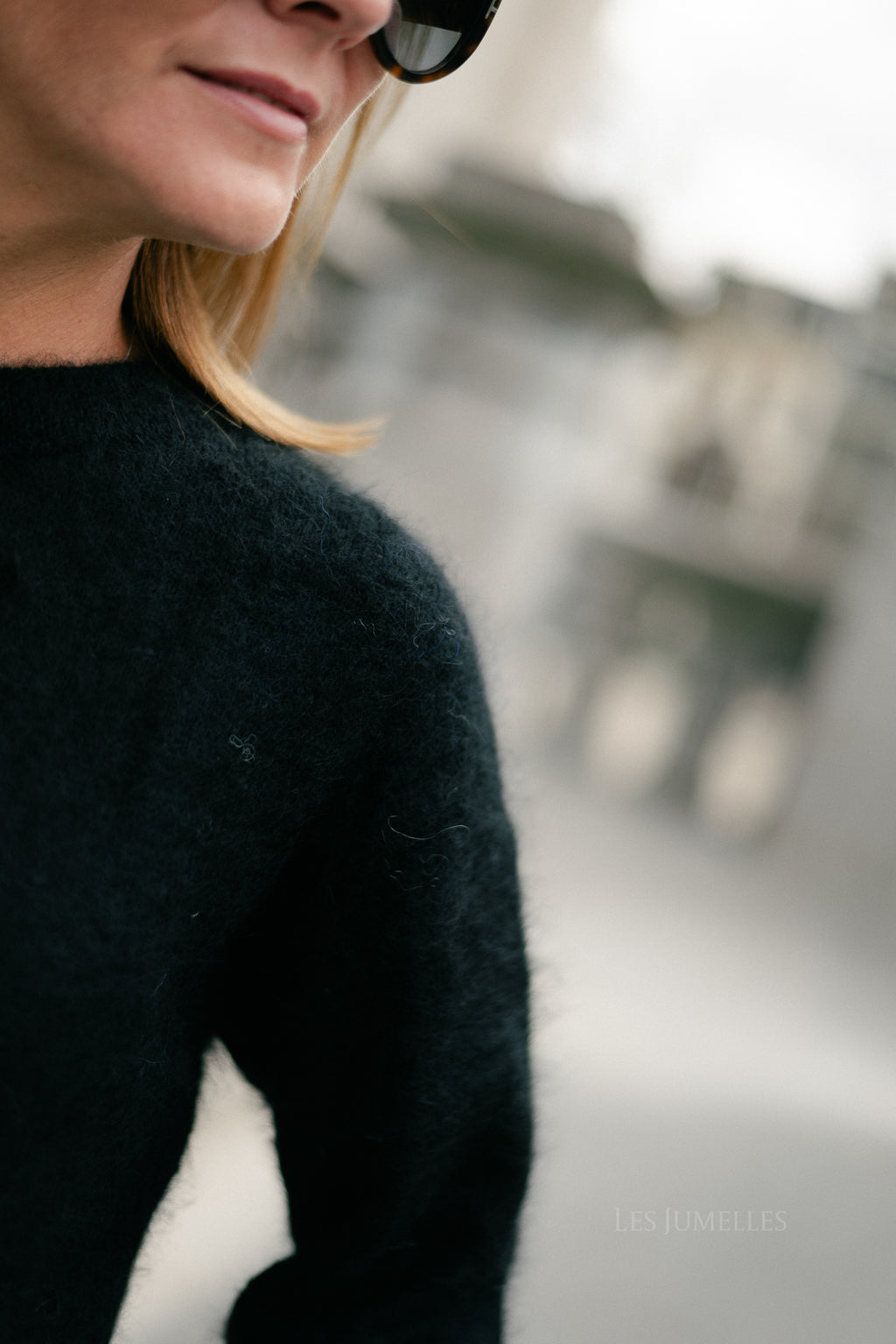 Billie mohair jumper black