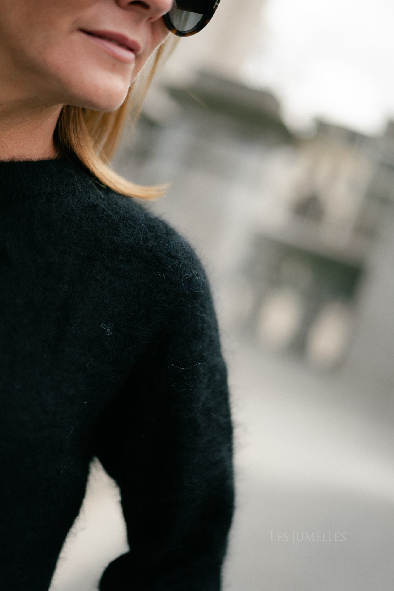Billie mohair jumper black