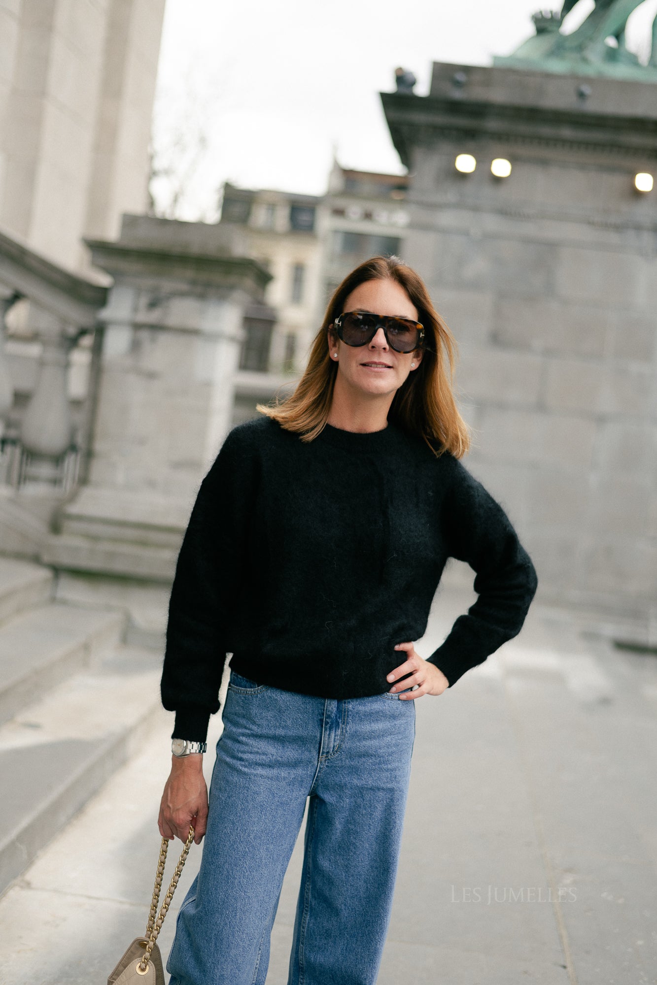Billie mohair jumper black