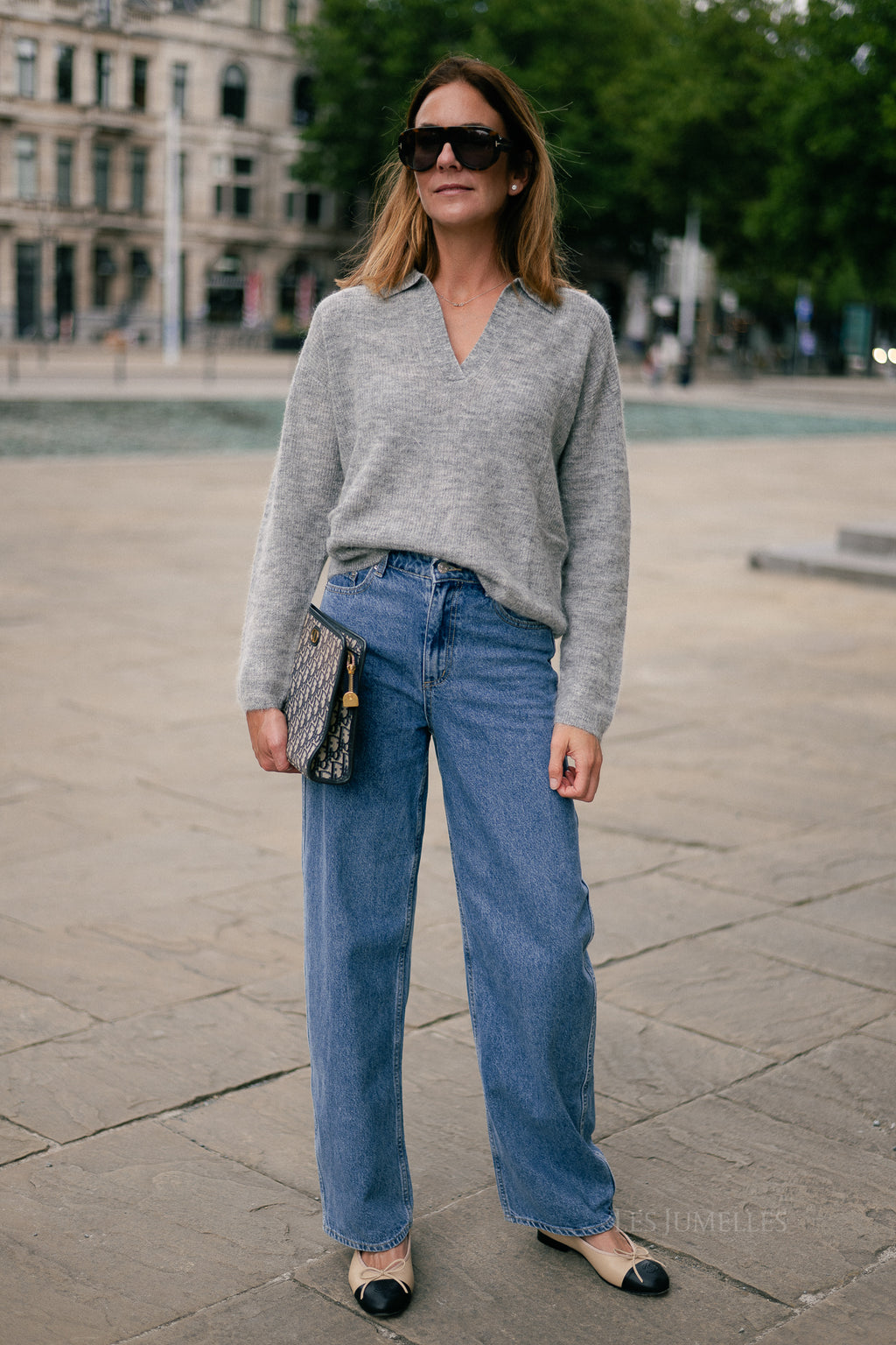 Maité alpaca jumper anthracite grey