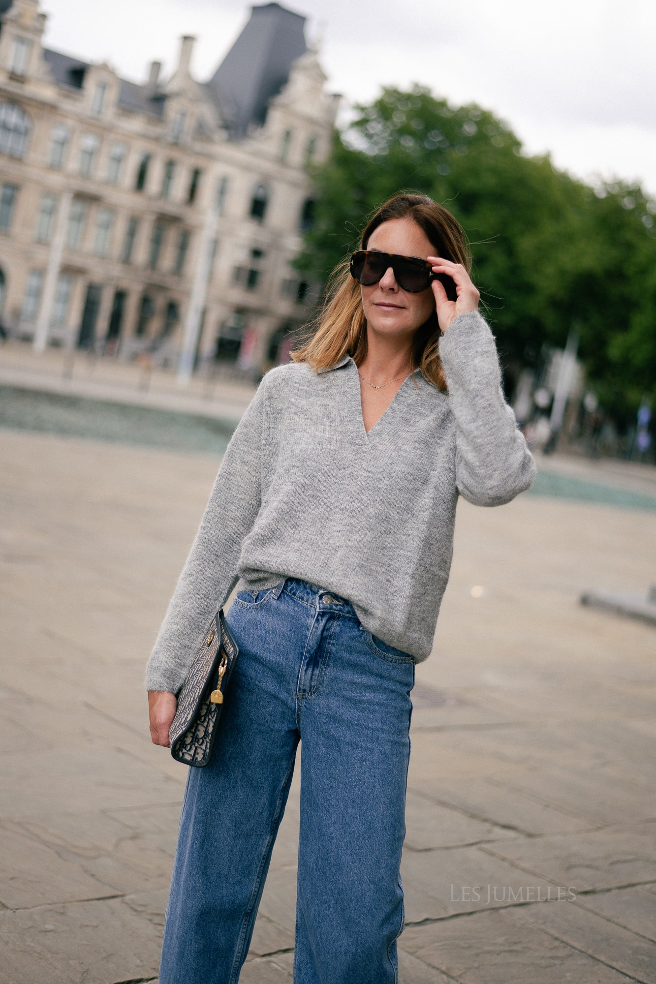 Maité alpaca jumper anthracite grey