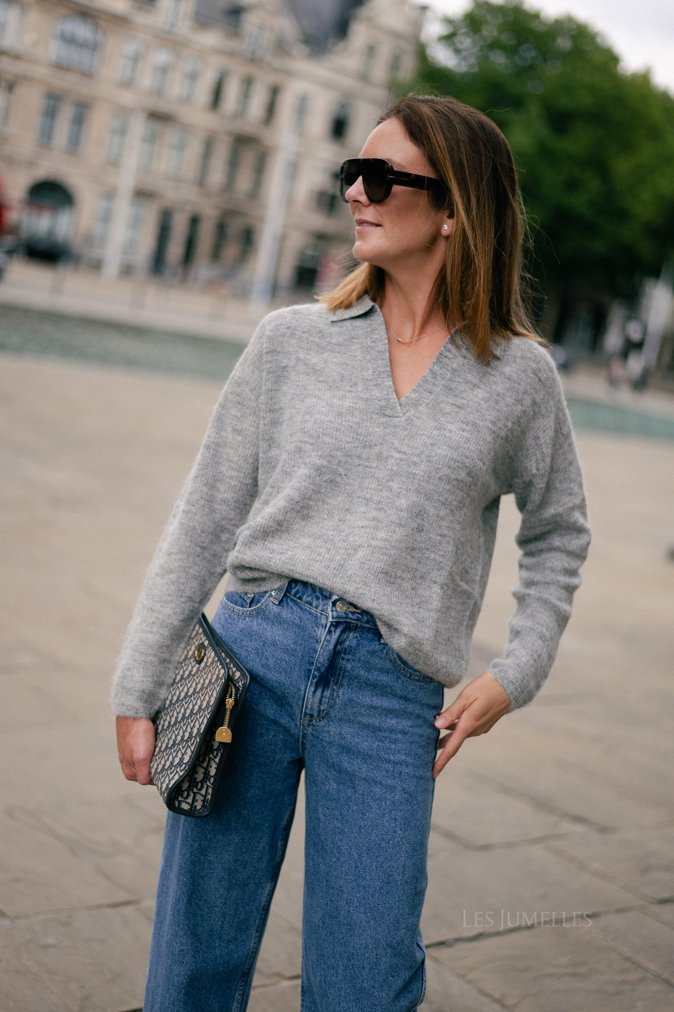 Maité alpaca jumper anthracite grey