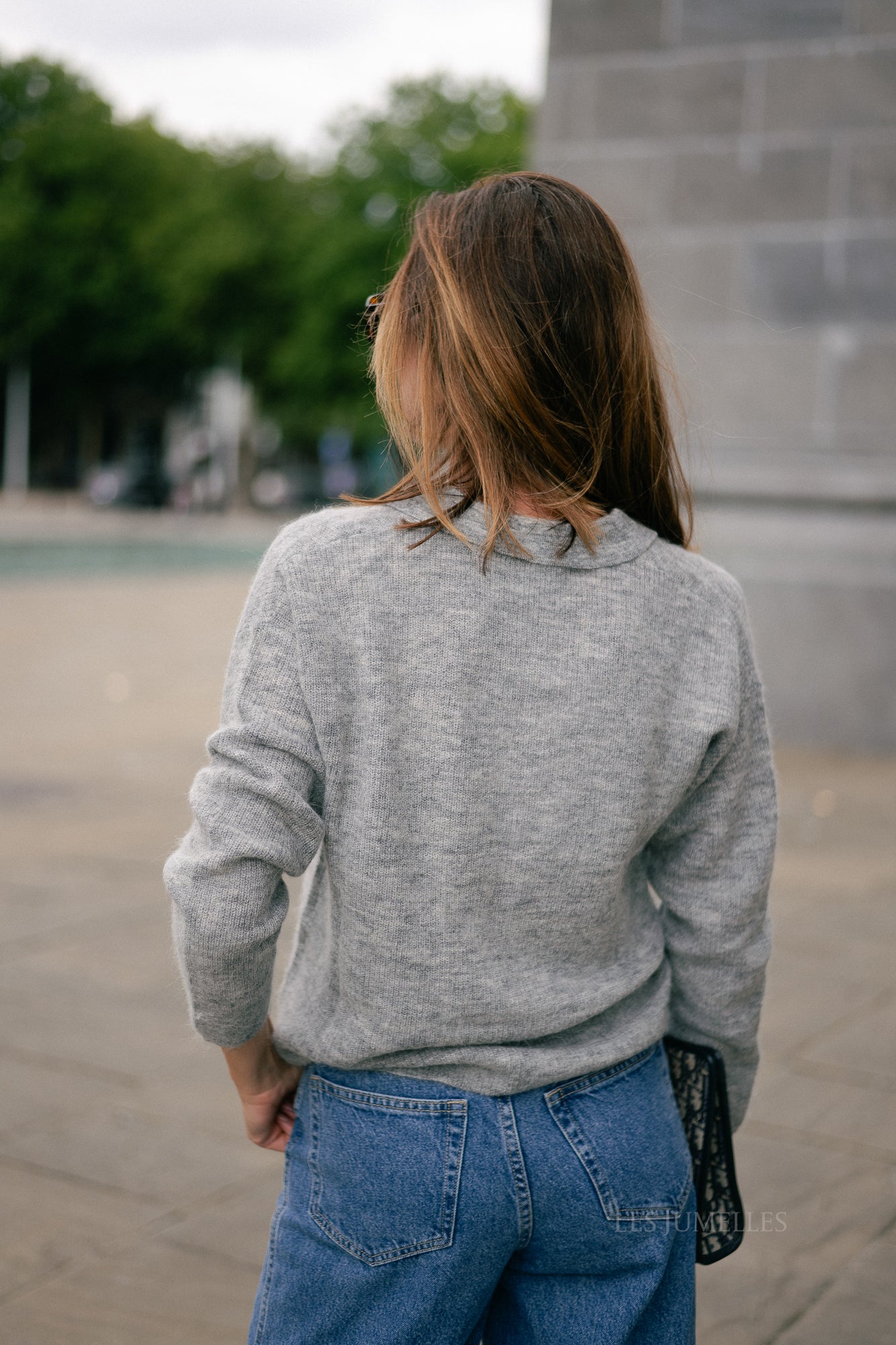 Maité alpaca jumper anthracite grey