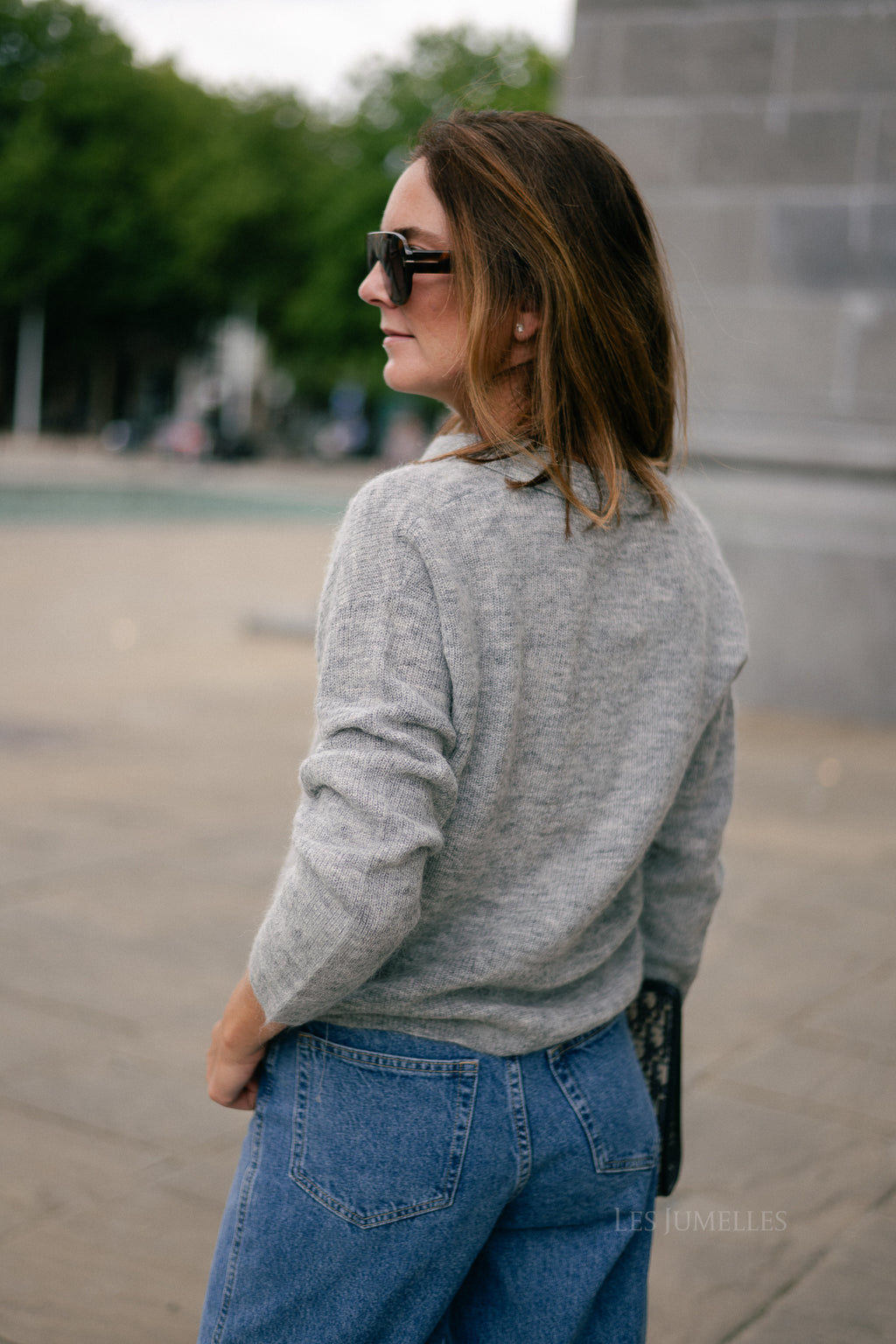 Maité alpaca jumper anthracite grey