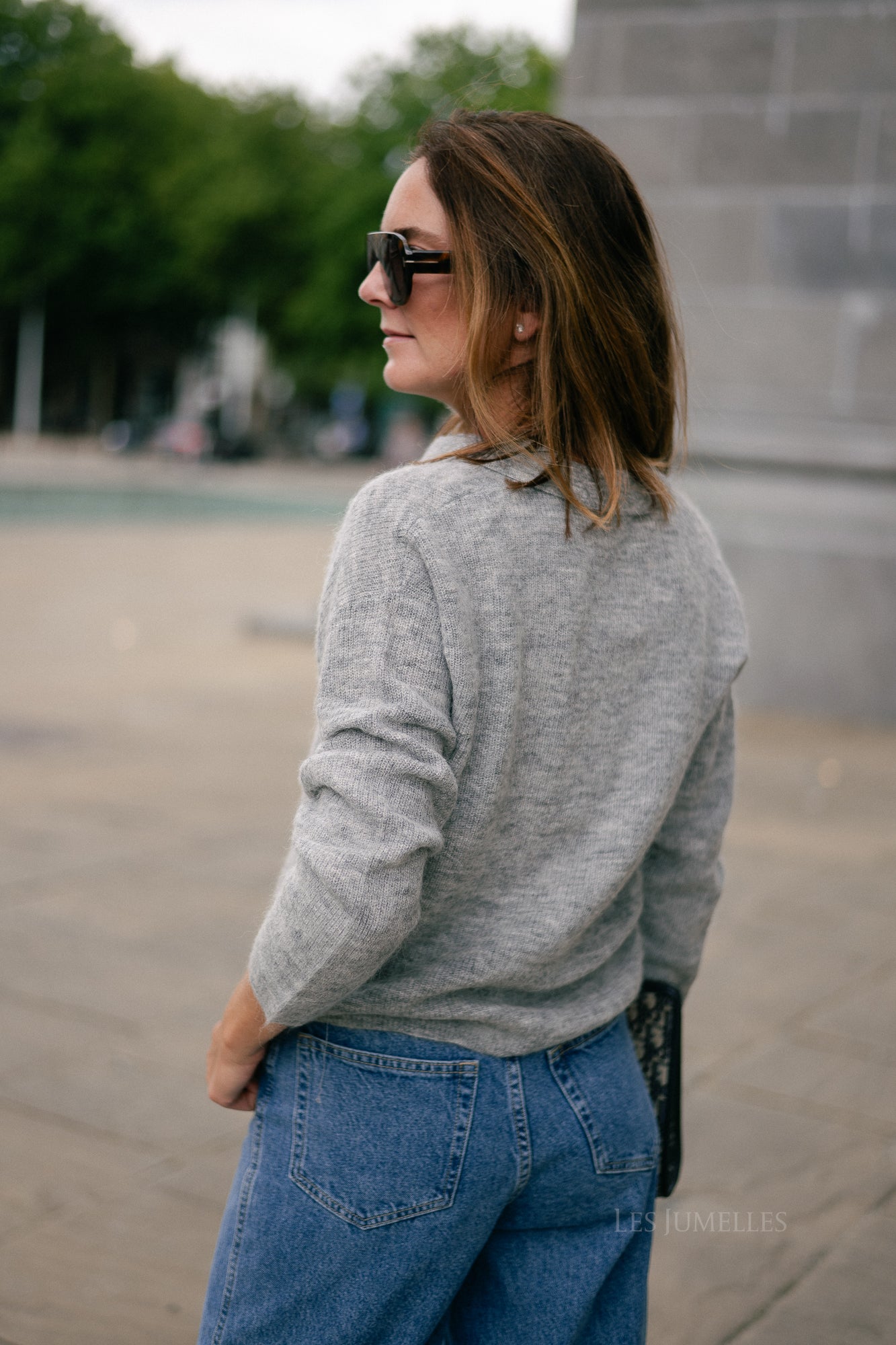 Maité alpaca jumper anthracite grey