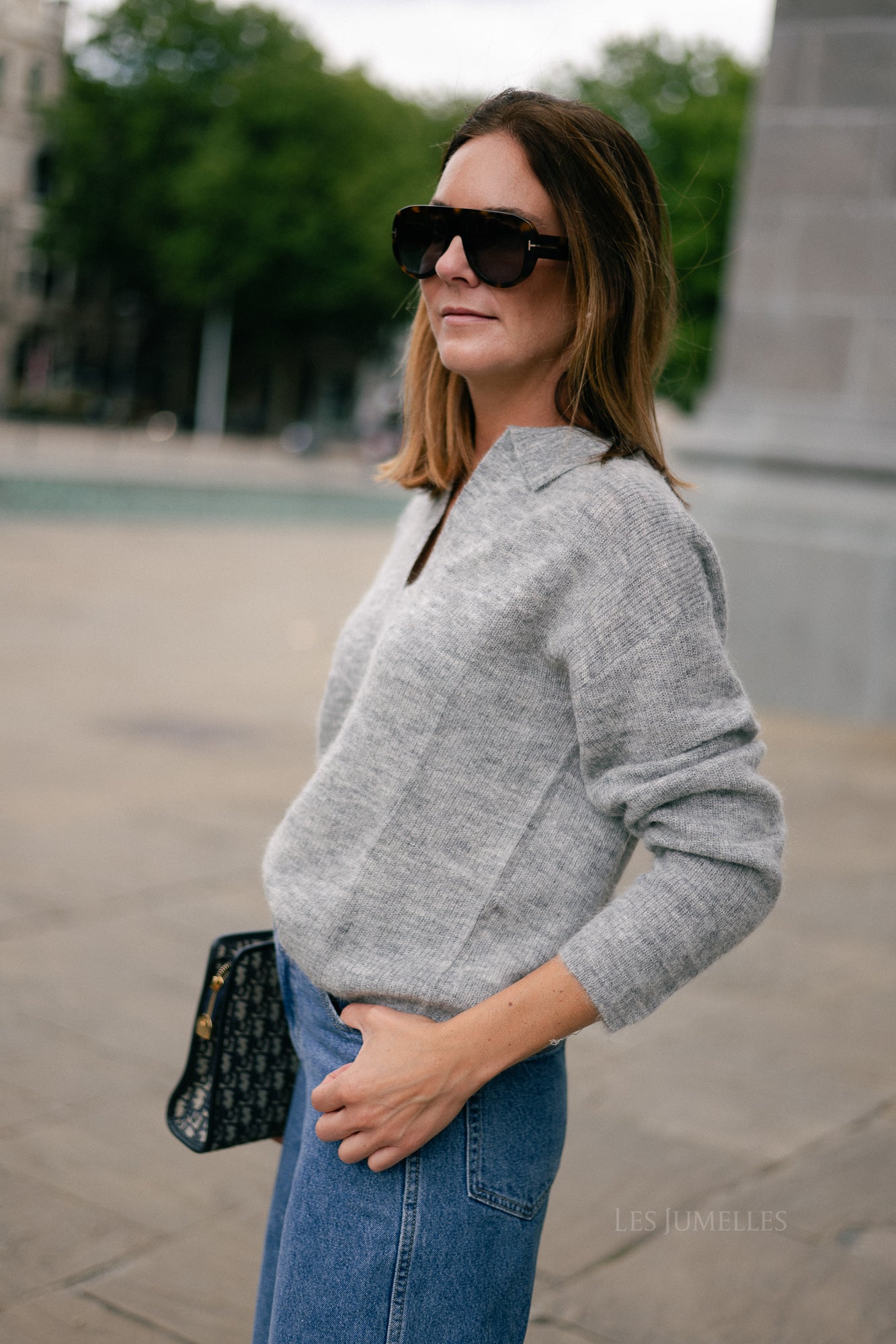 Maité alpaca jumper anthracite grey