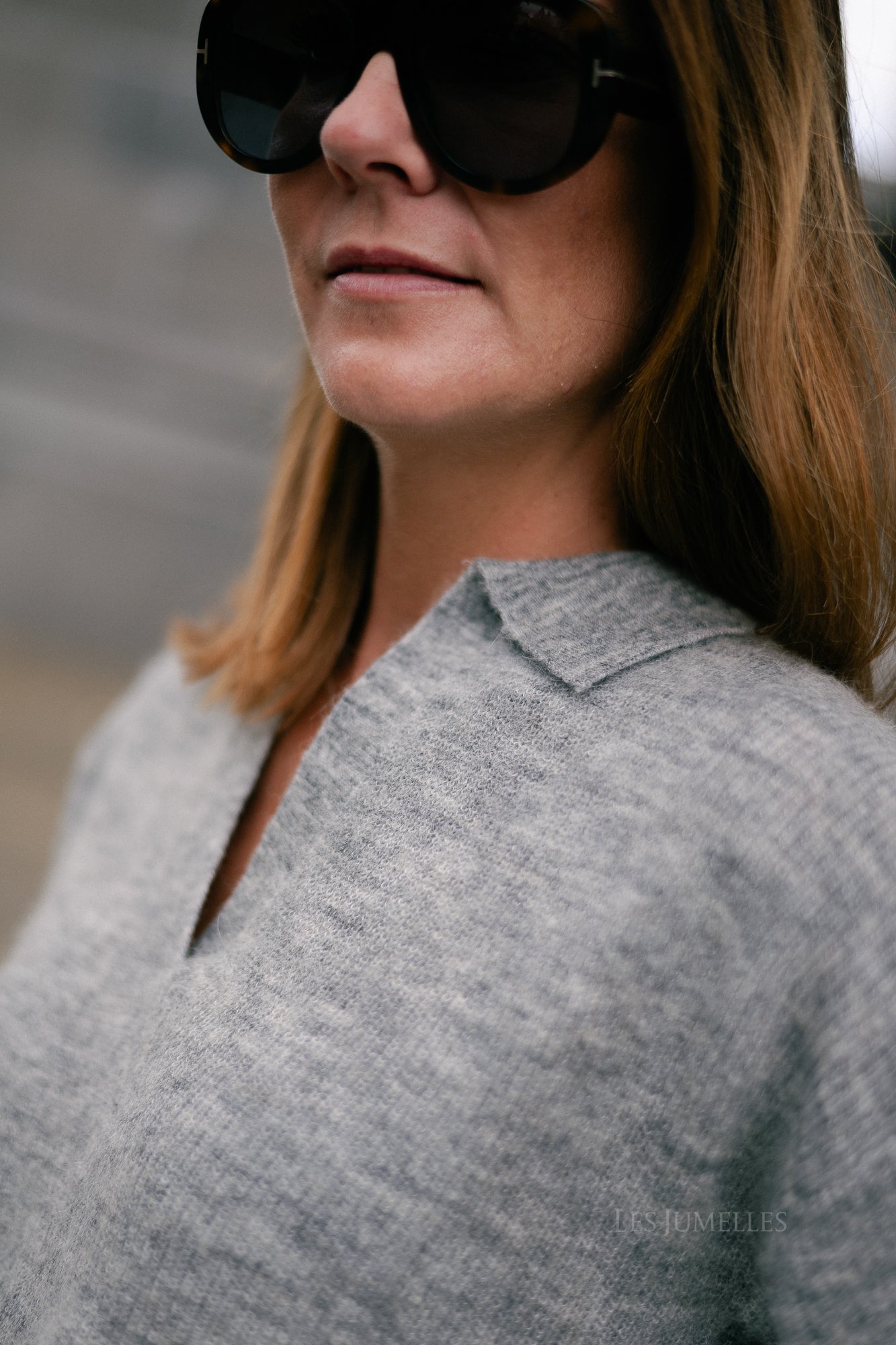 Maité alpaca jumper anthracite grey