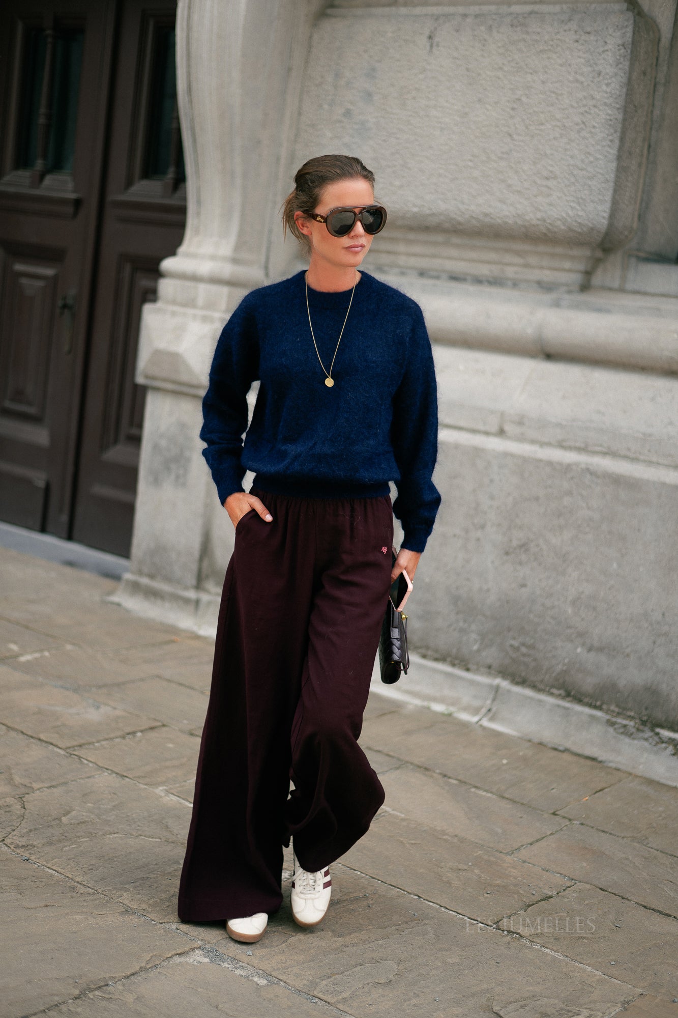 Billie mohair jumper navy