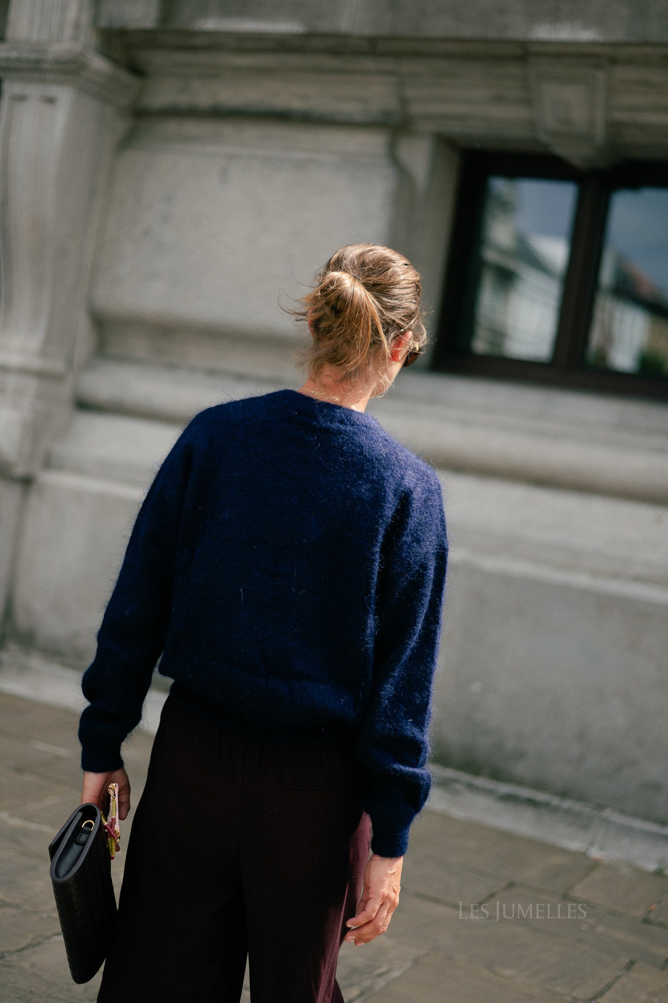 Billie mohair jumper navy