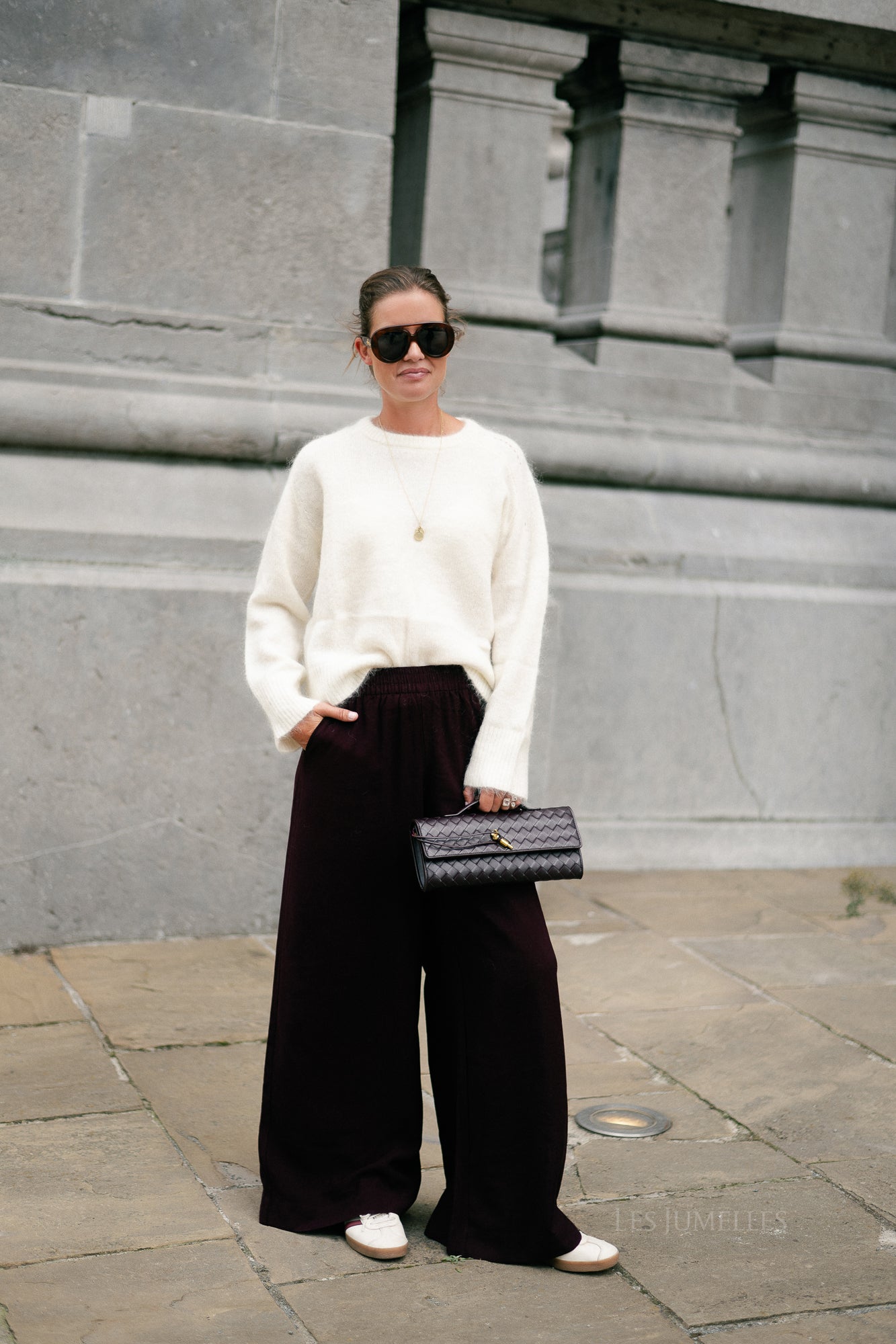 Ellie mohair jumper ecru