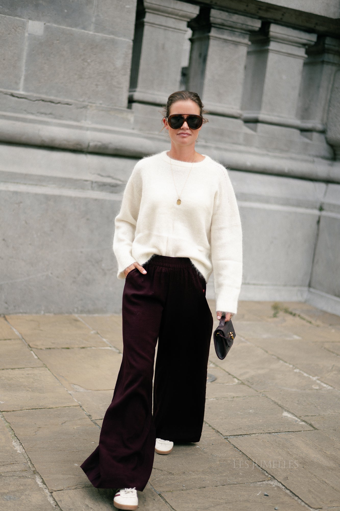 Ellie mohair jumper ecru