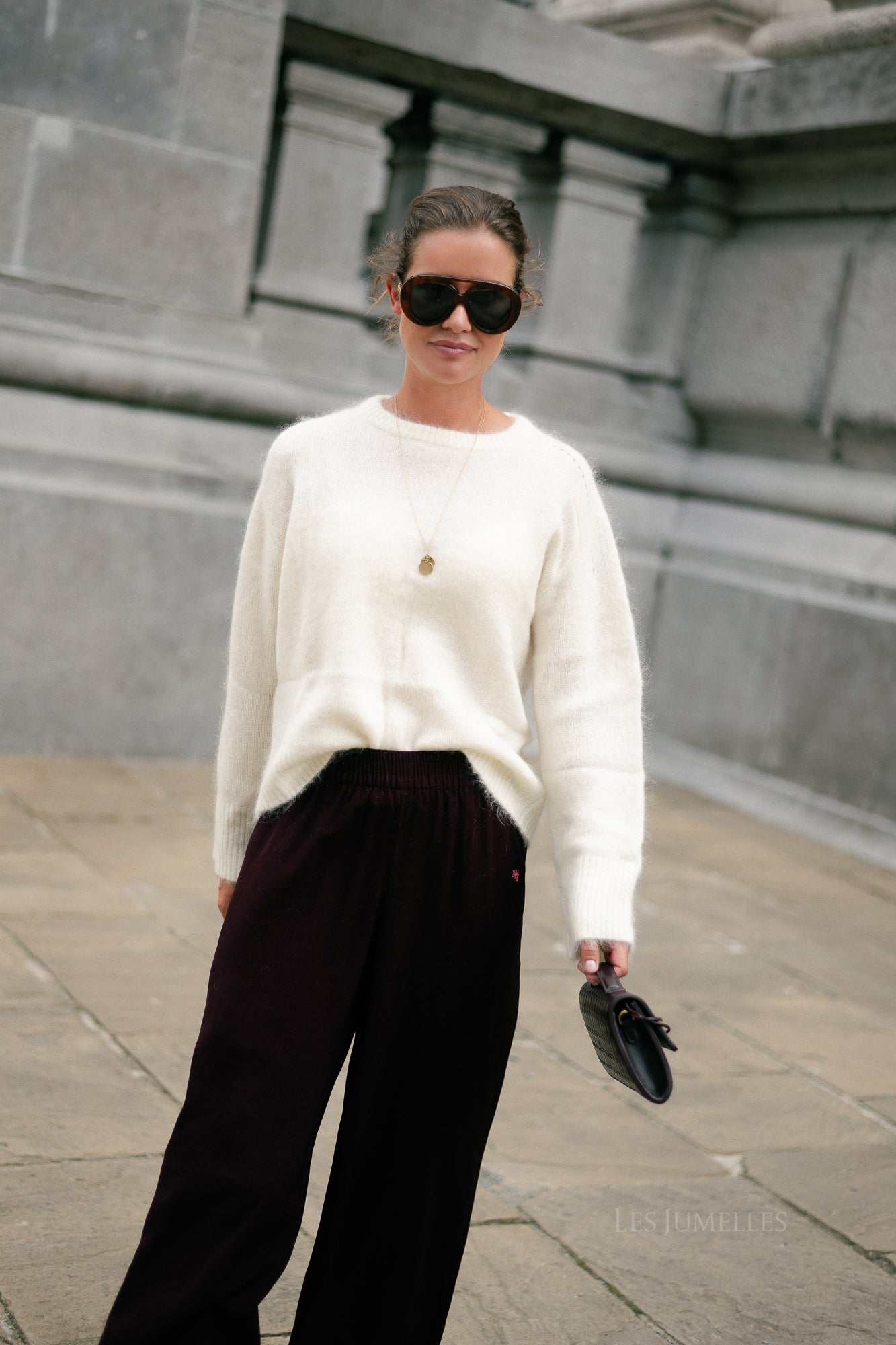Ellie mohair jumper ecru