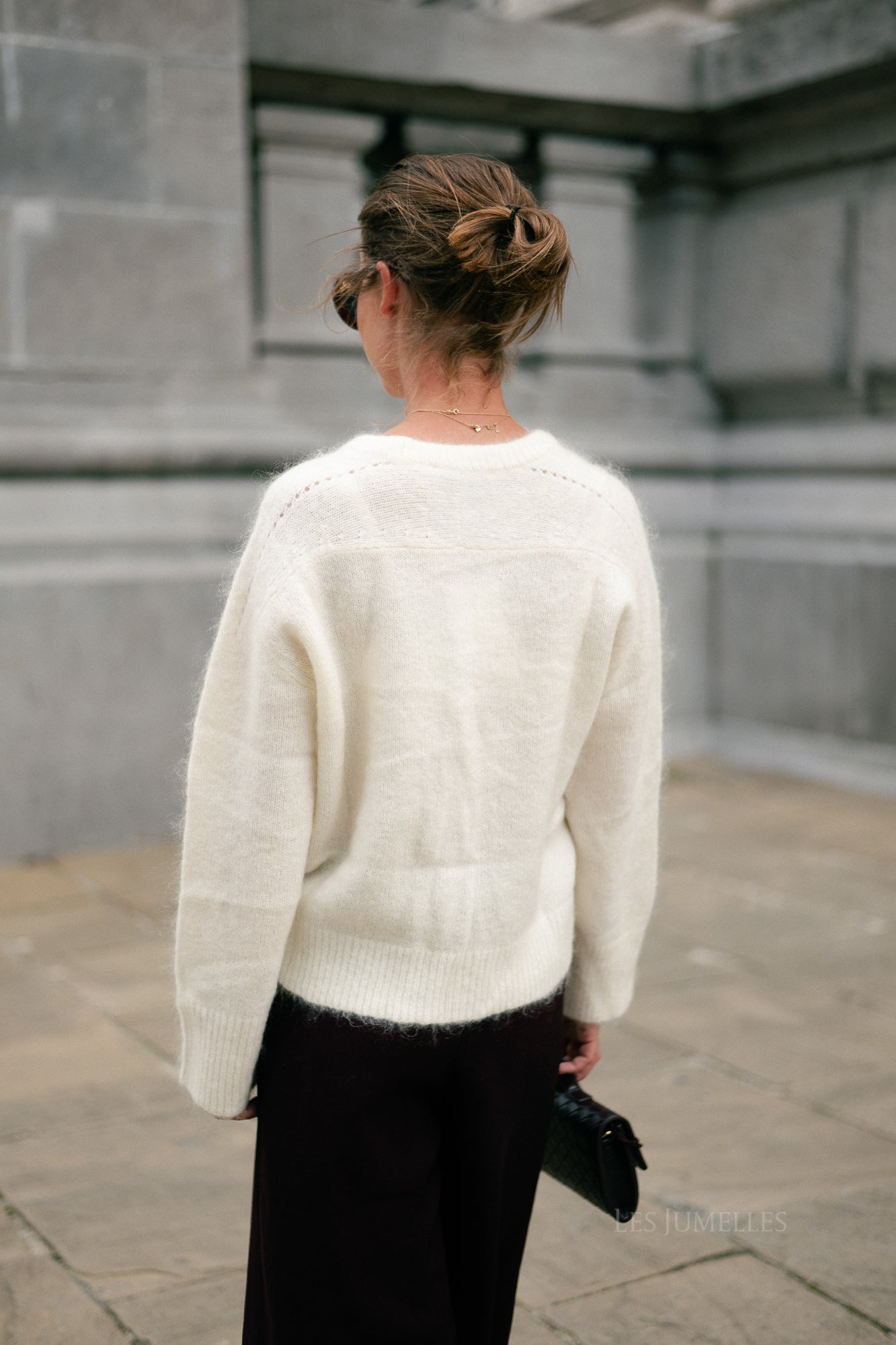 Ellie mohair jumper ecru