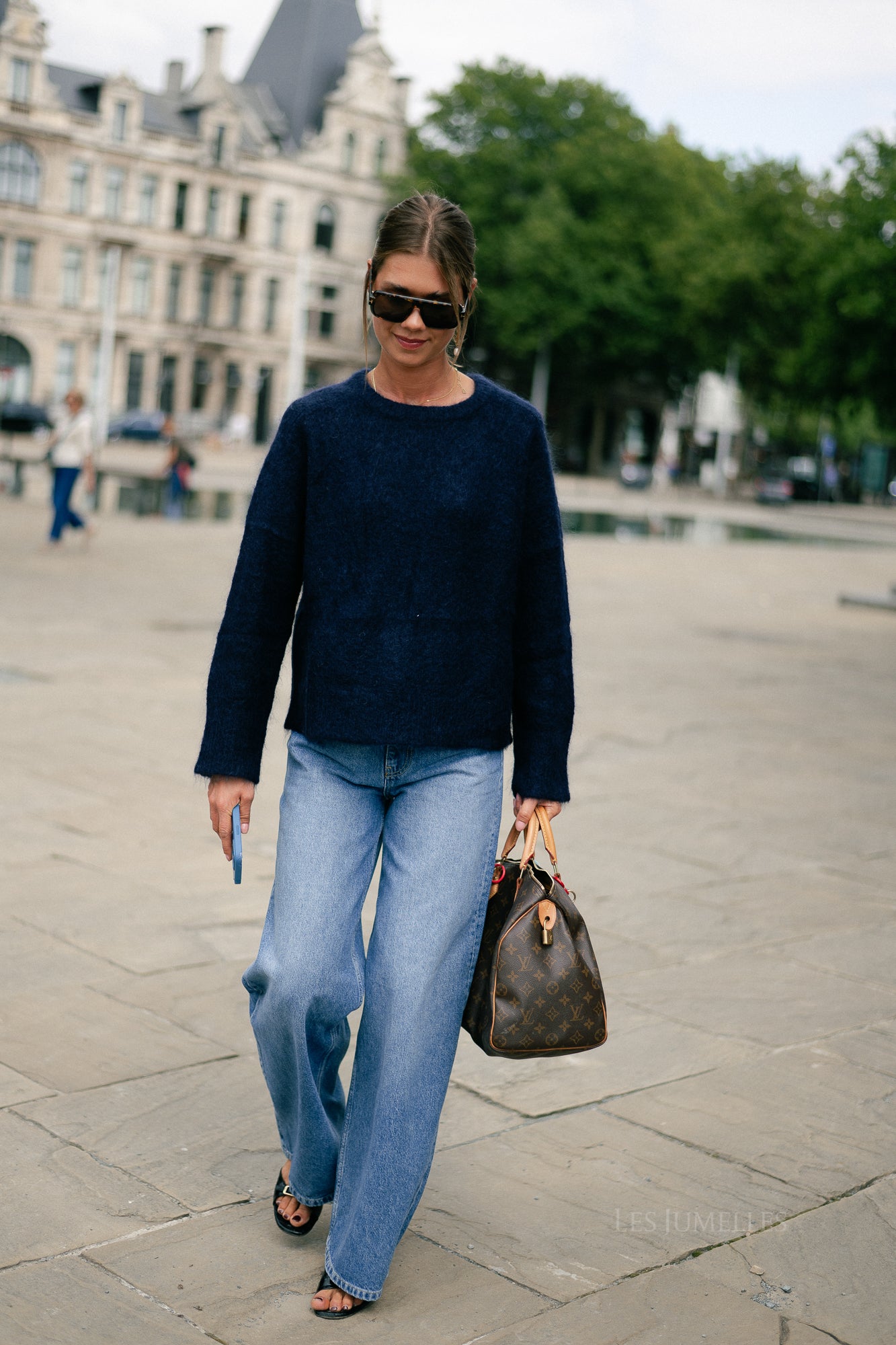 Ellie mohair jumper navy