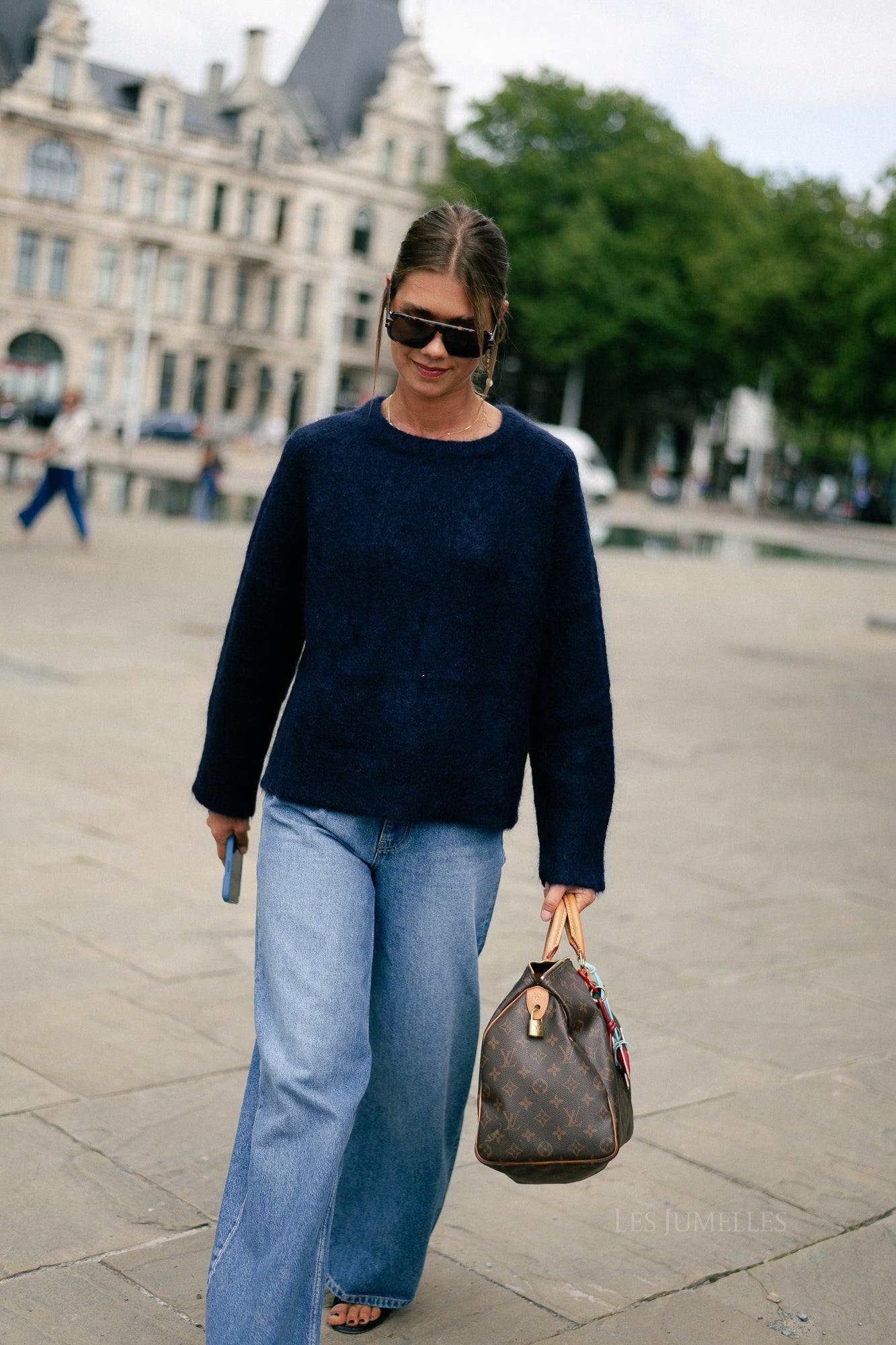 Ellie mohair jumper navy