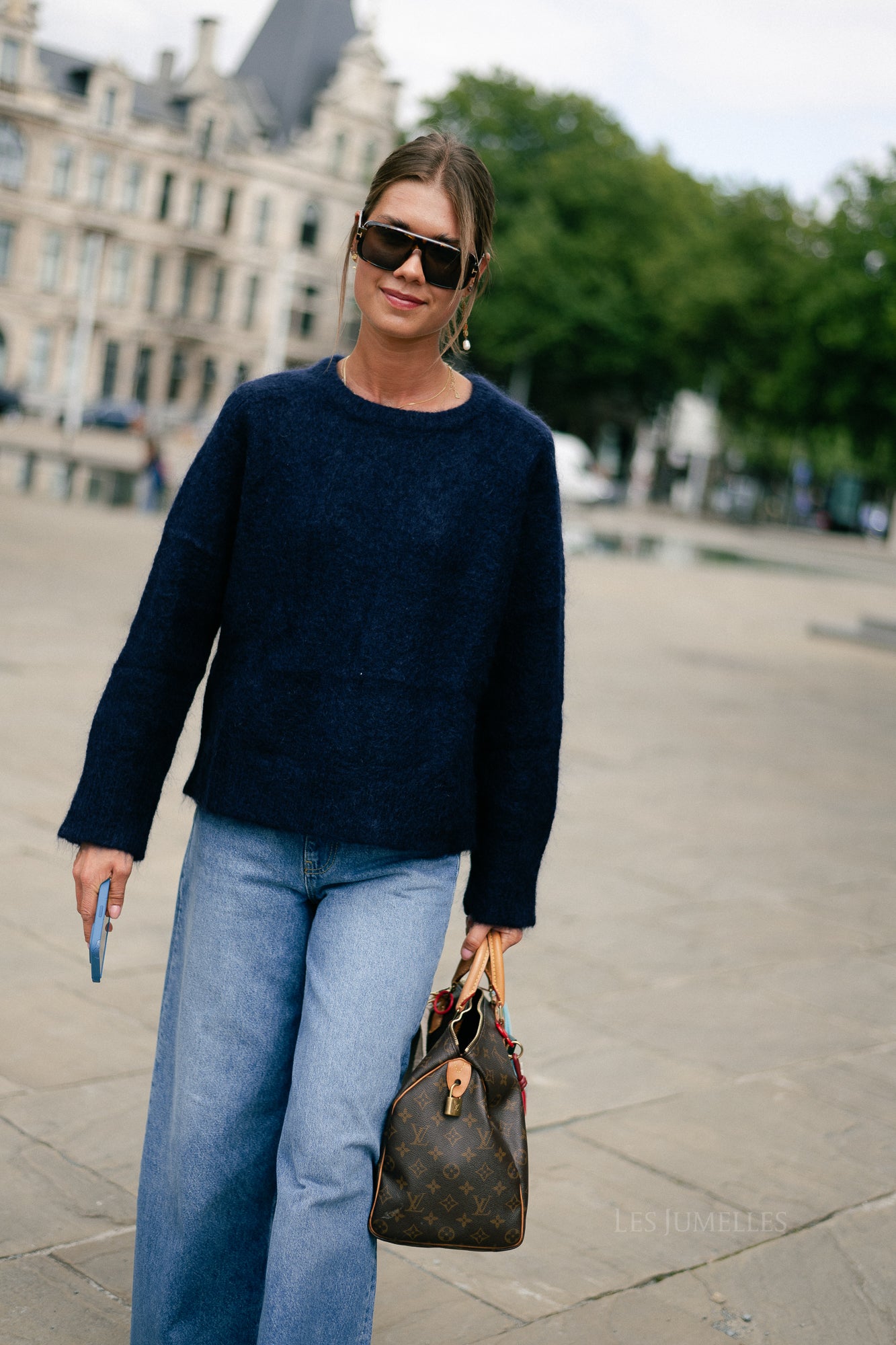 Ellie mohair jumper navy