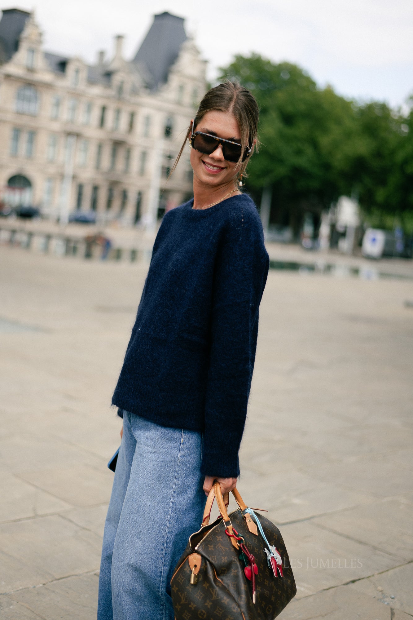 Ellie mohair jumper navy