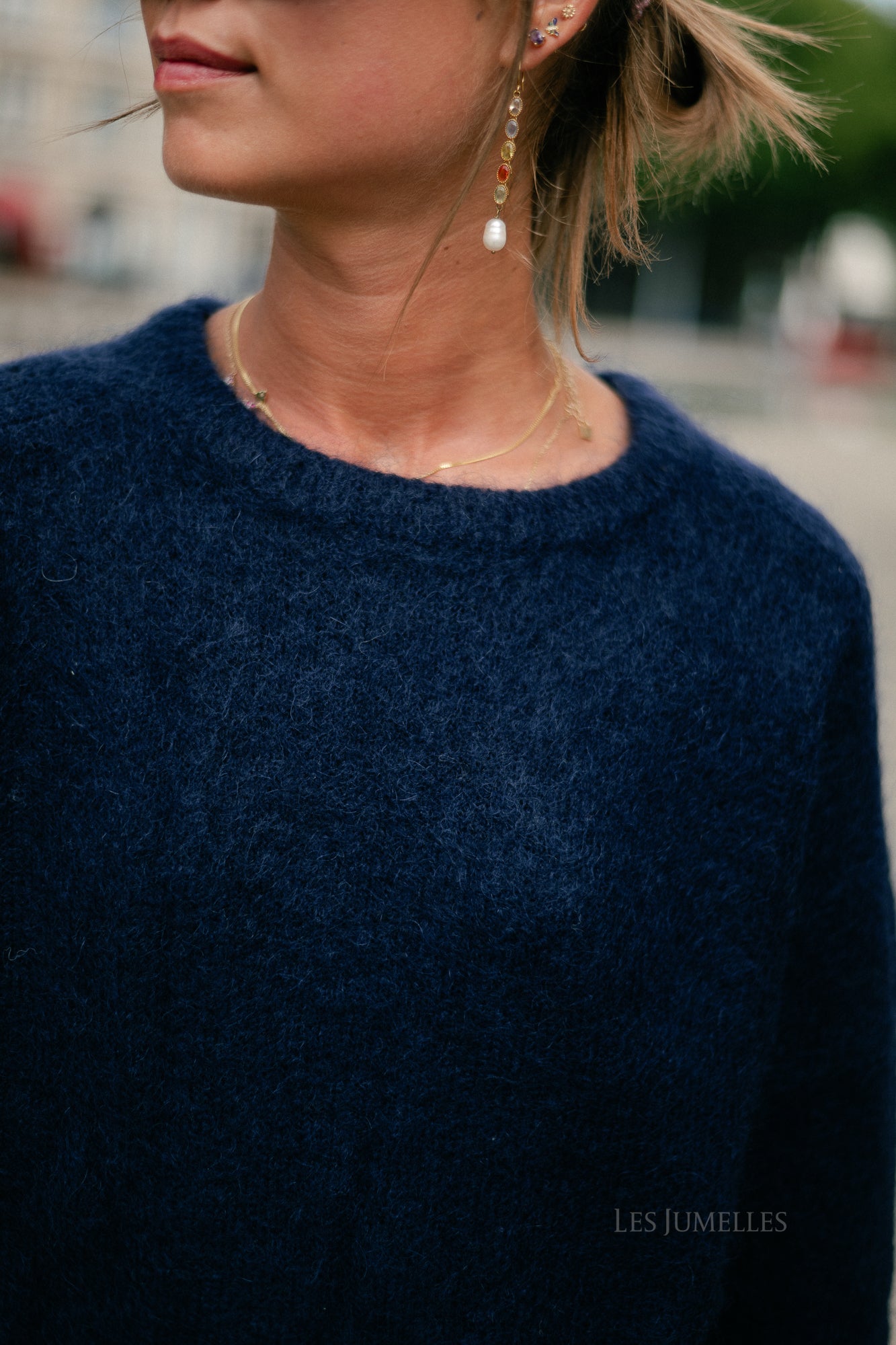 Ellie mohair jumper navy
