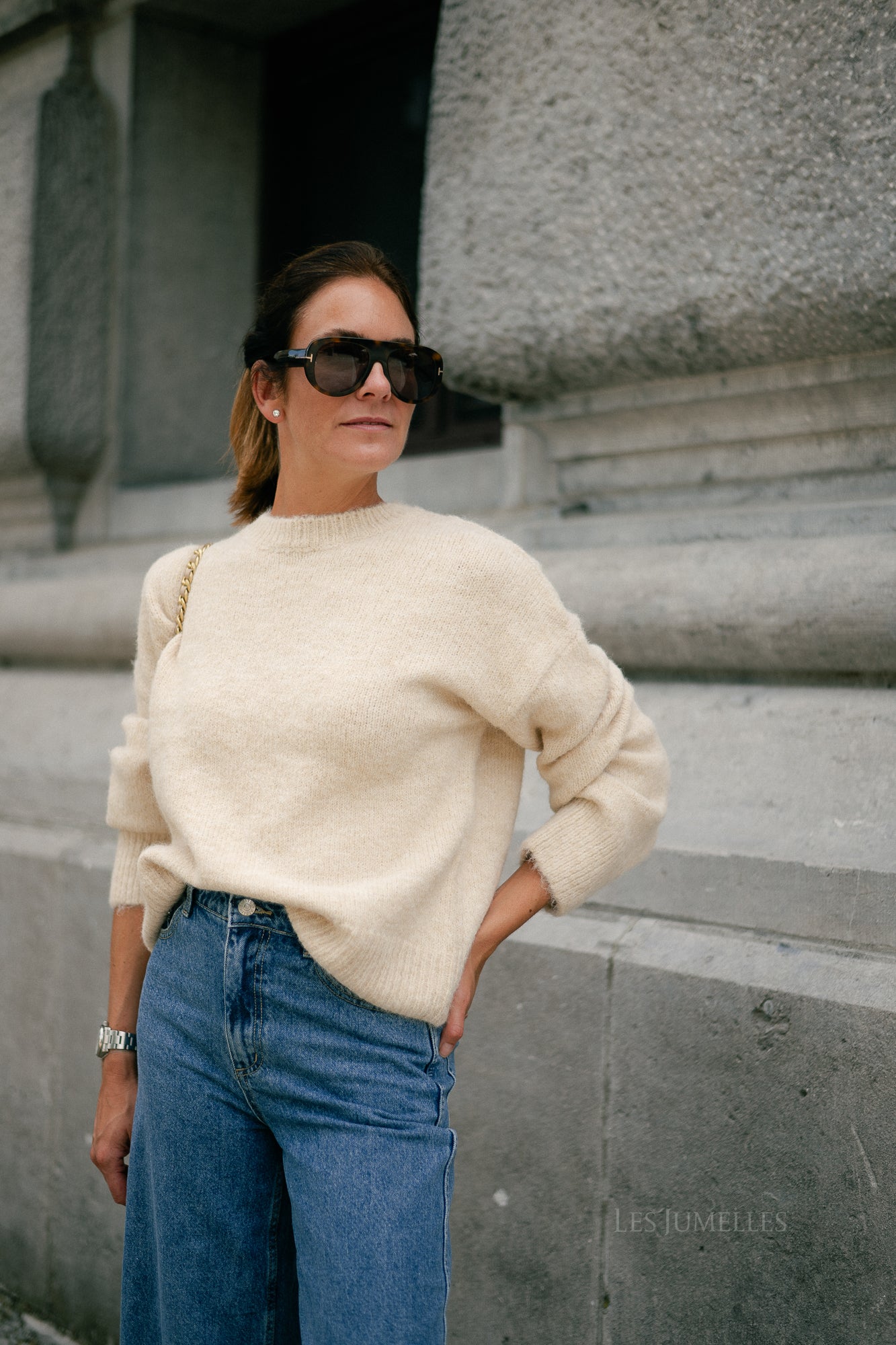 OBJSaggia LS pullover sandshell