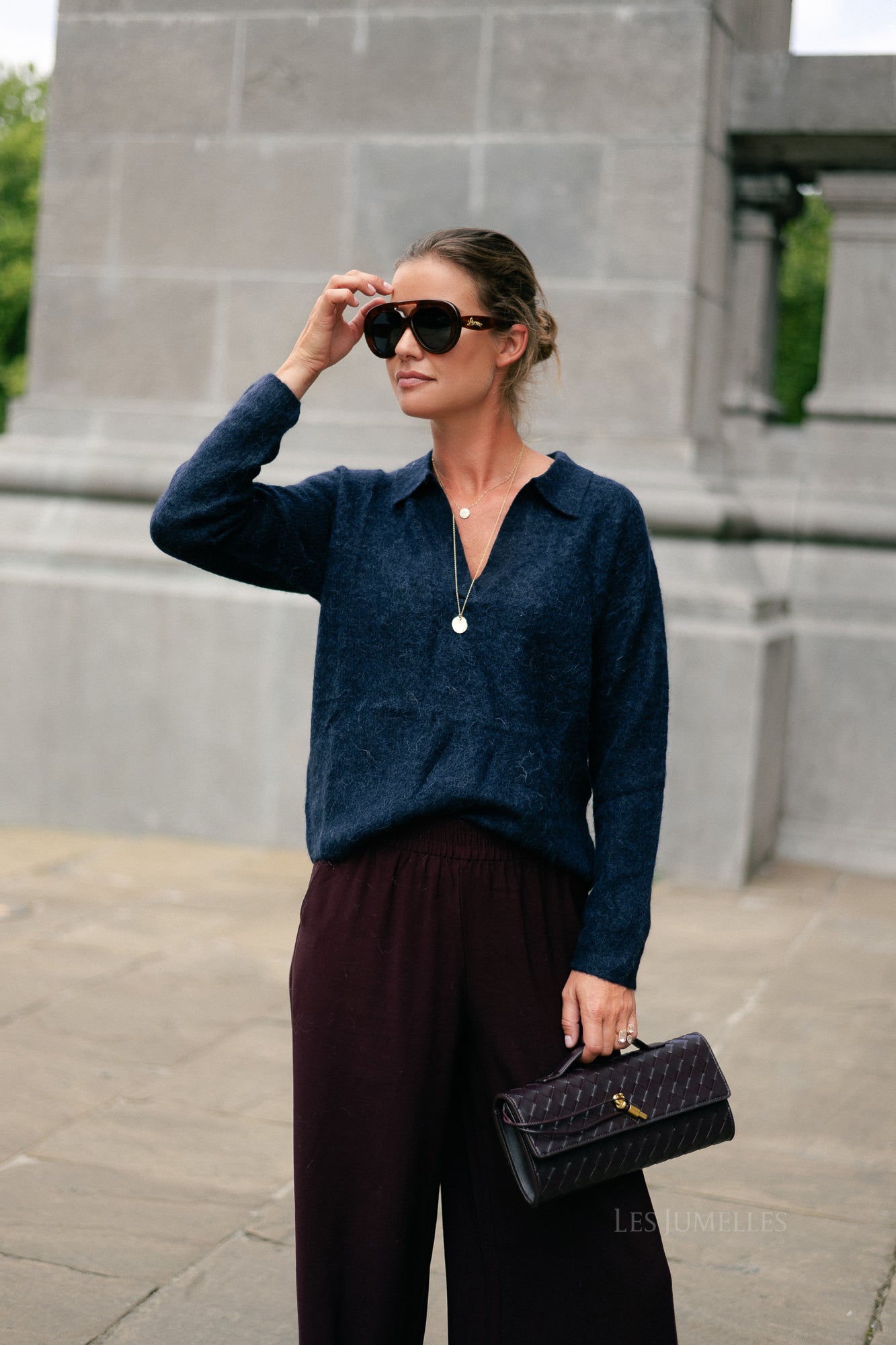 Maité alpaca jumper navy