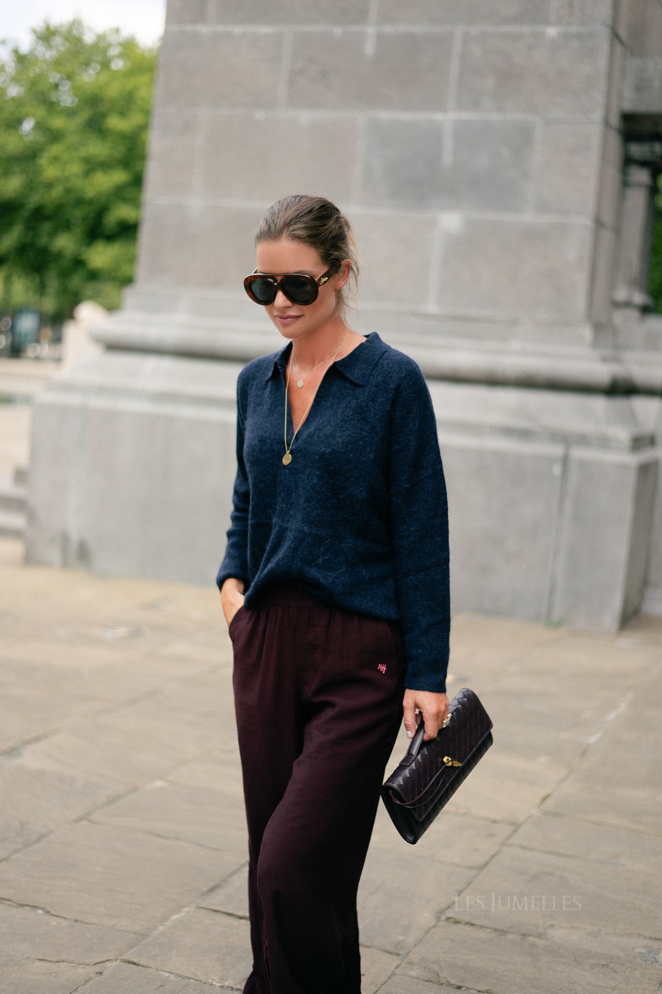 Maité alpaca jumper navy