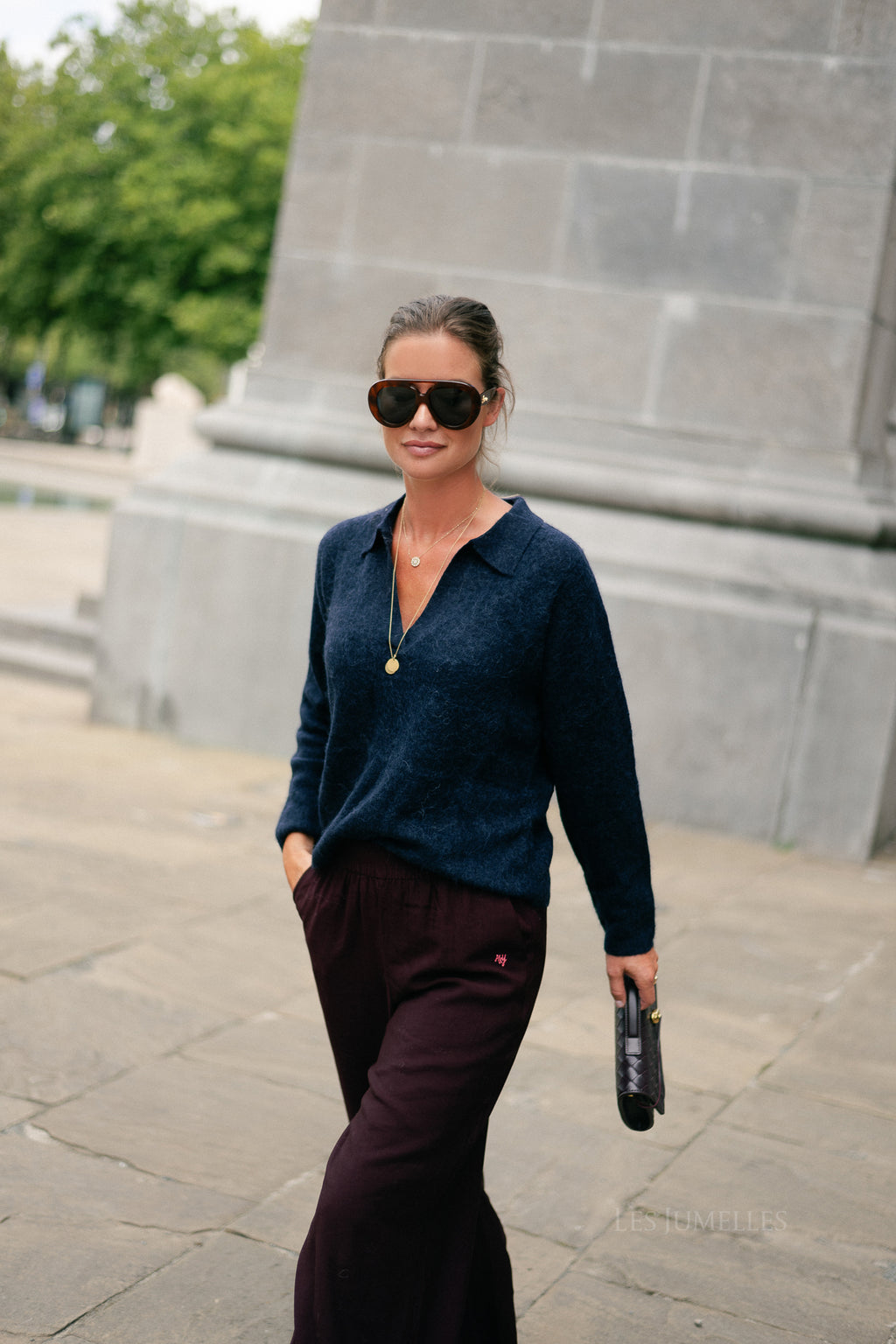 Maité alpaca jumper navy