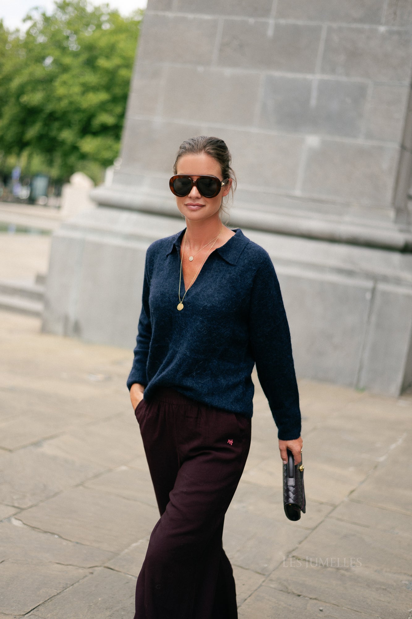 Maité alpaca jumper navy