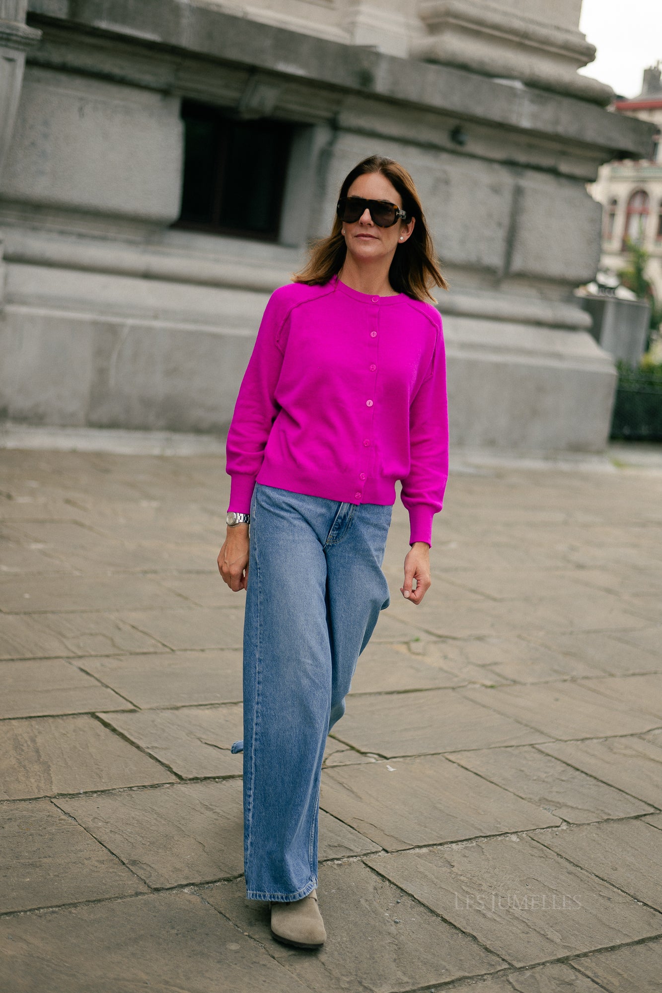 Giulia cardigan fuchsia