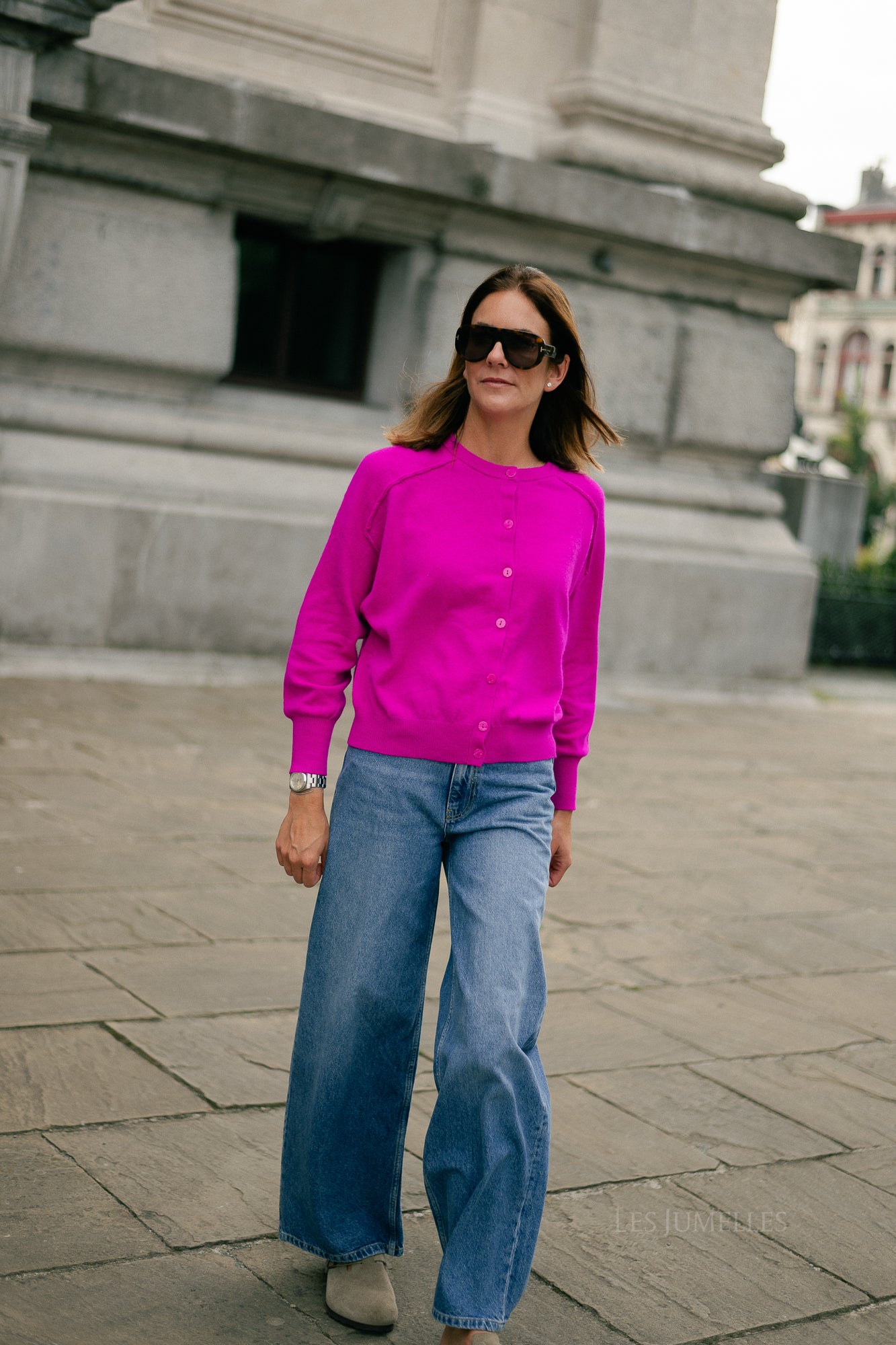 Giulia cardigan fuchsia