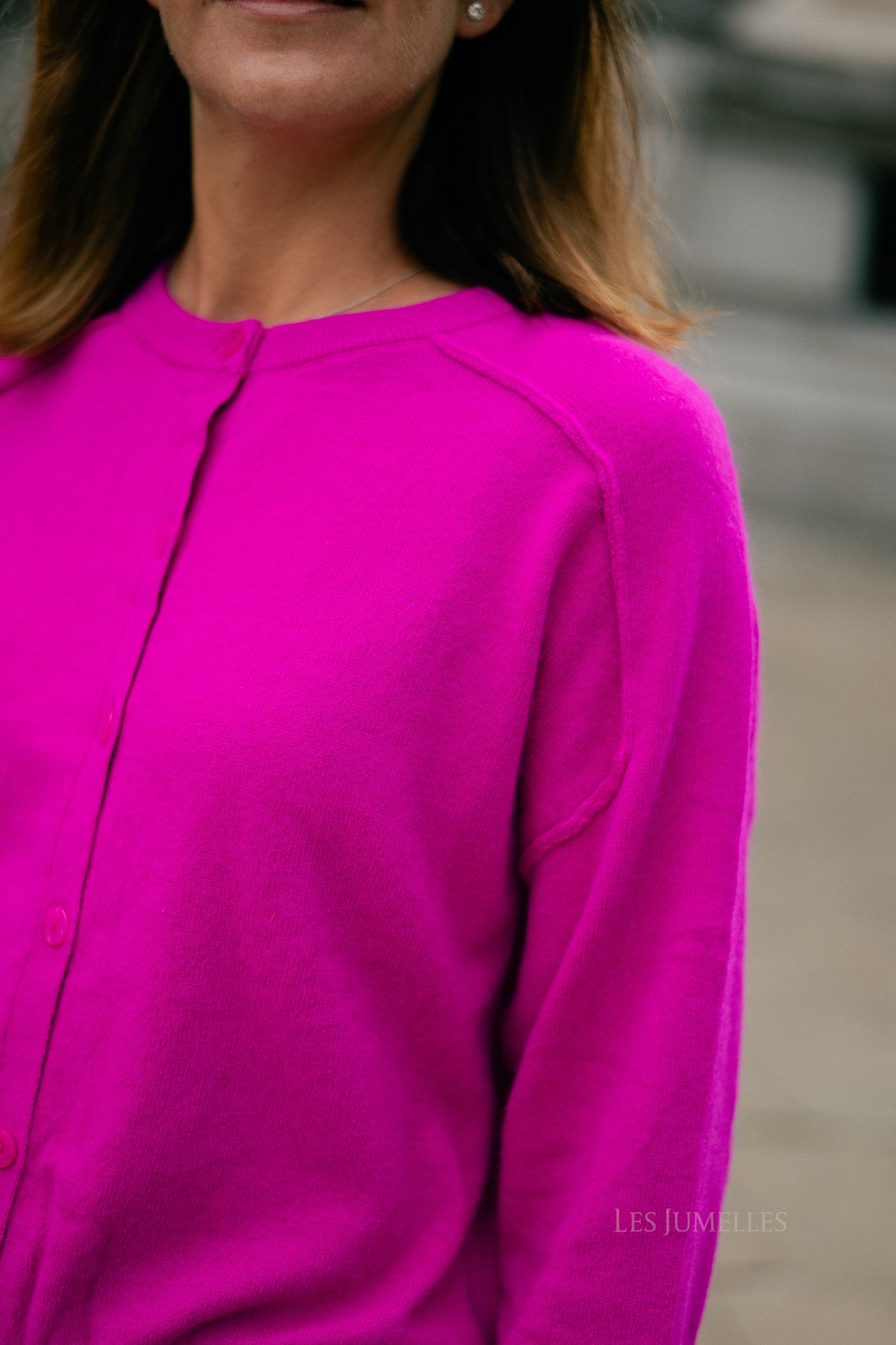 Giulia cardigan fuchsia