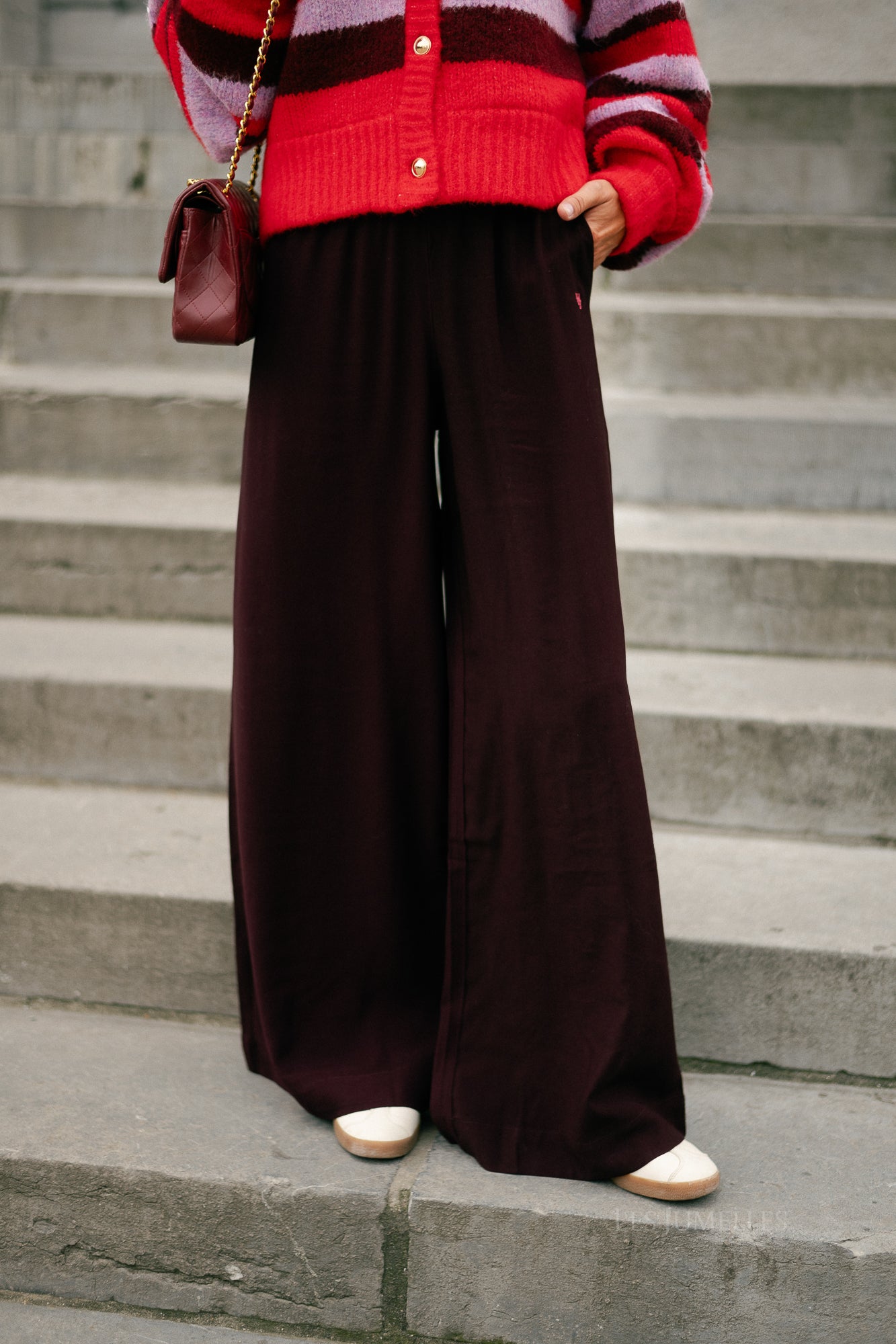 Meike pants dark fudge