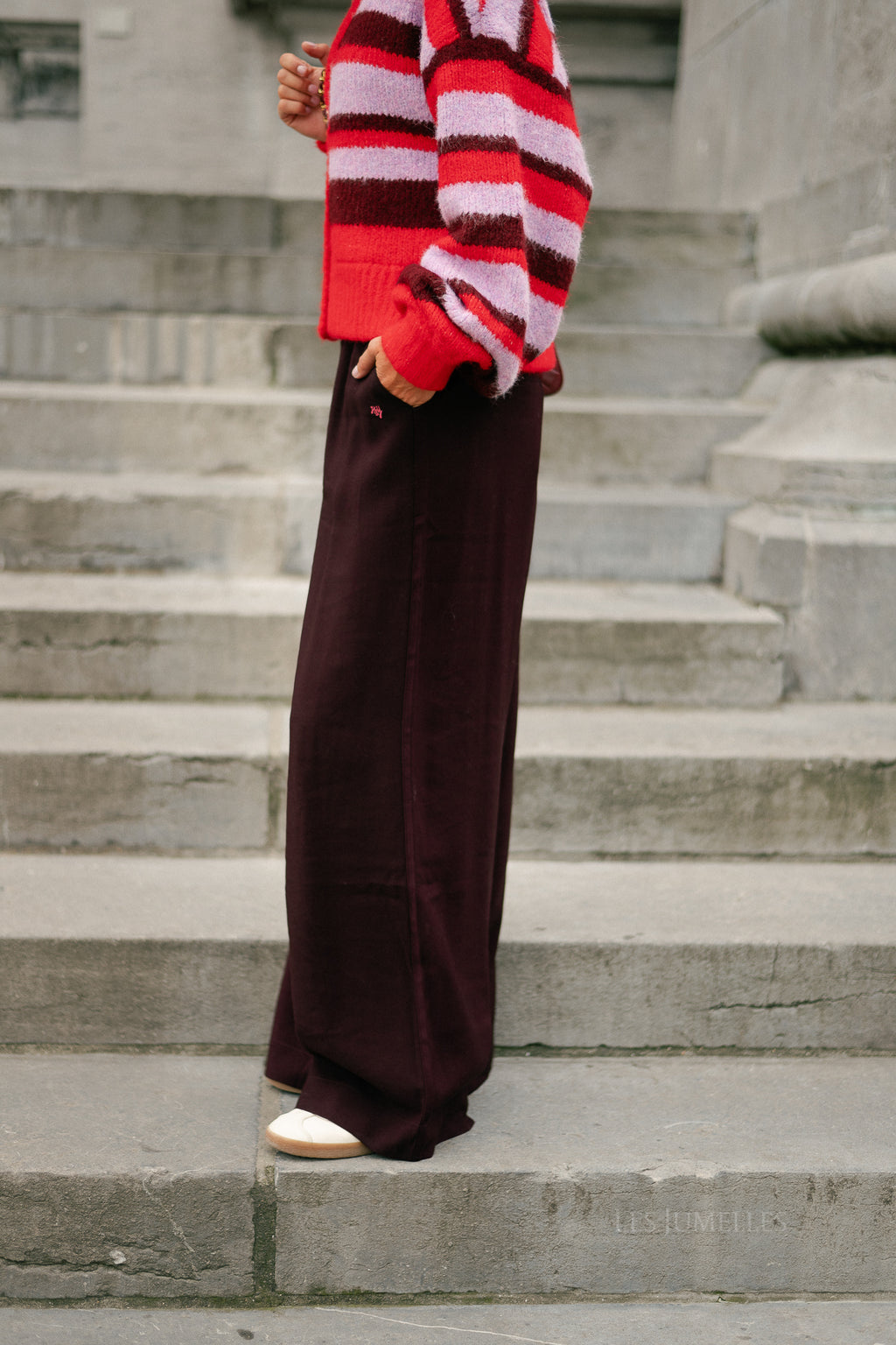 Meike pants dark fudge