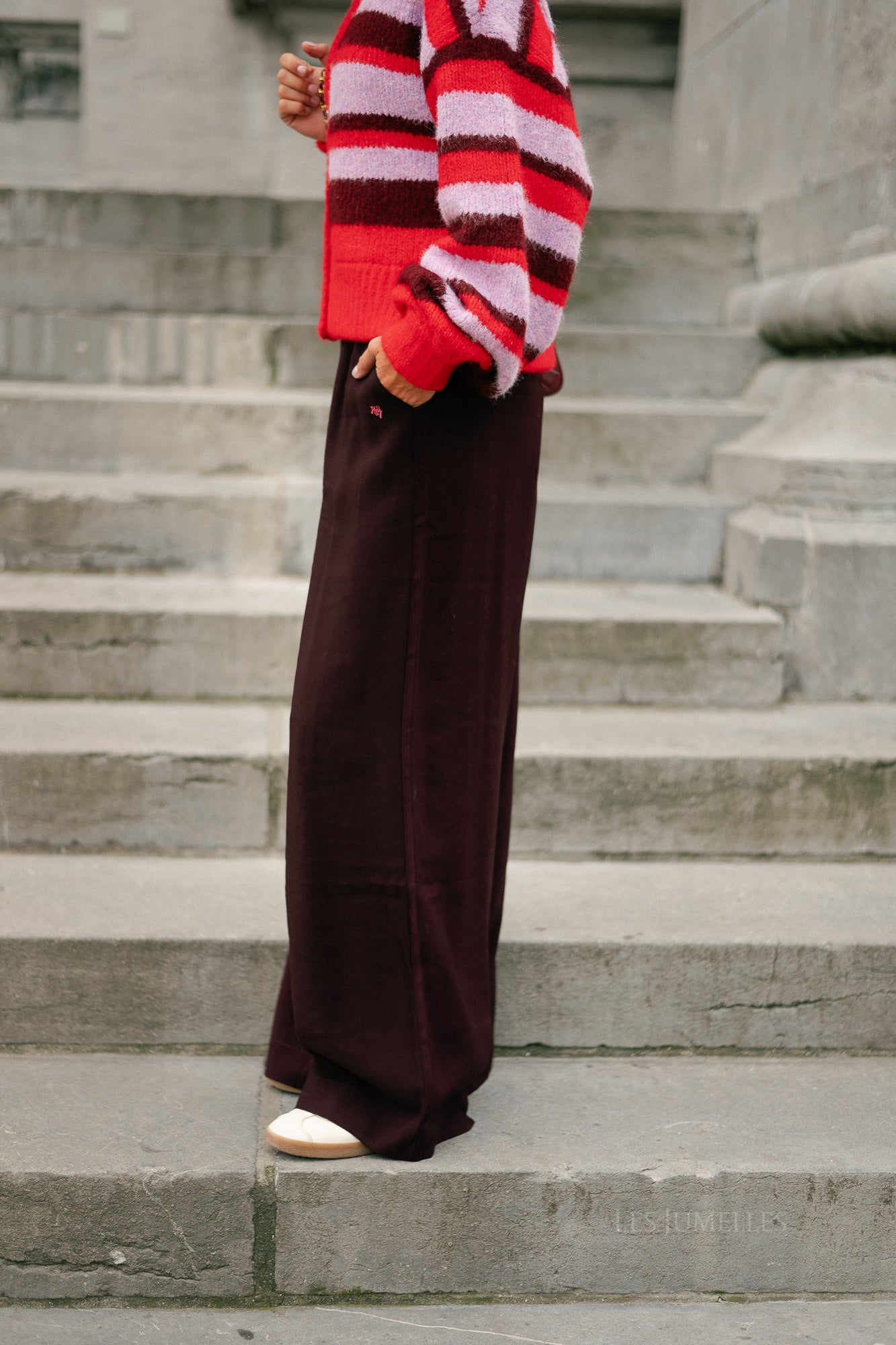Meike pants dark fudge