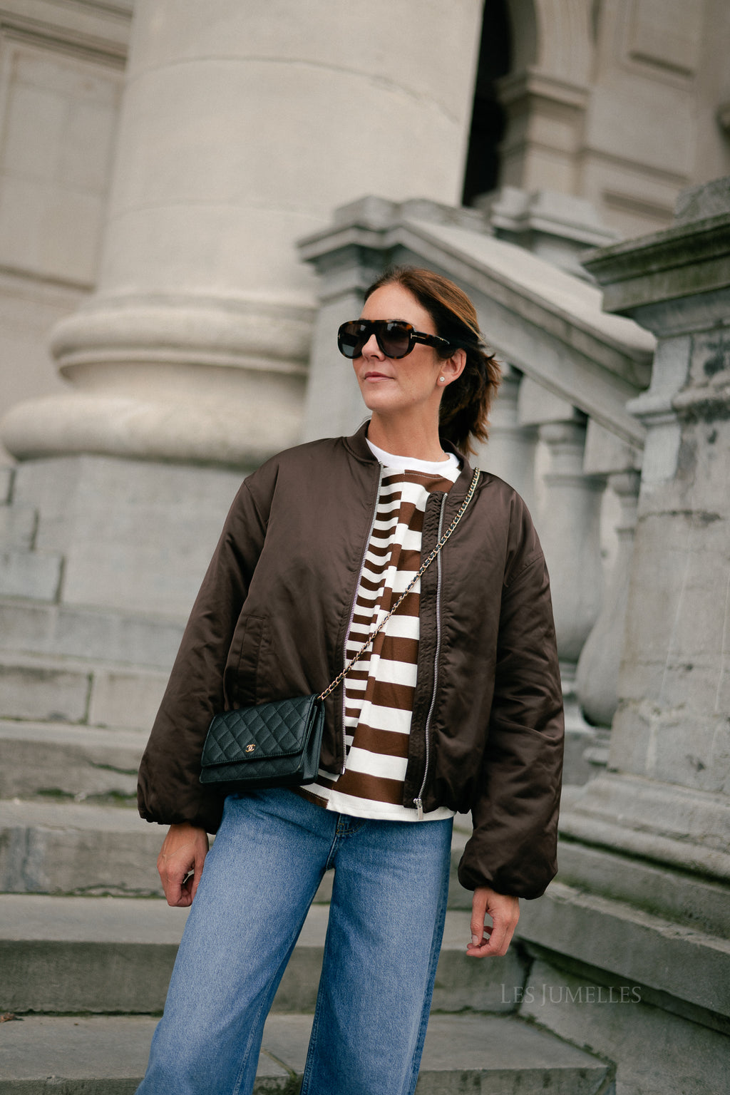 VIBillie L/S bomber jacket coffee bean