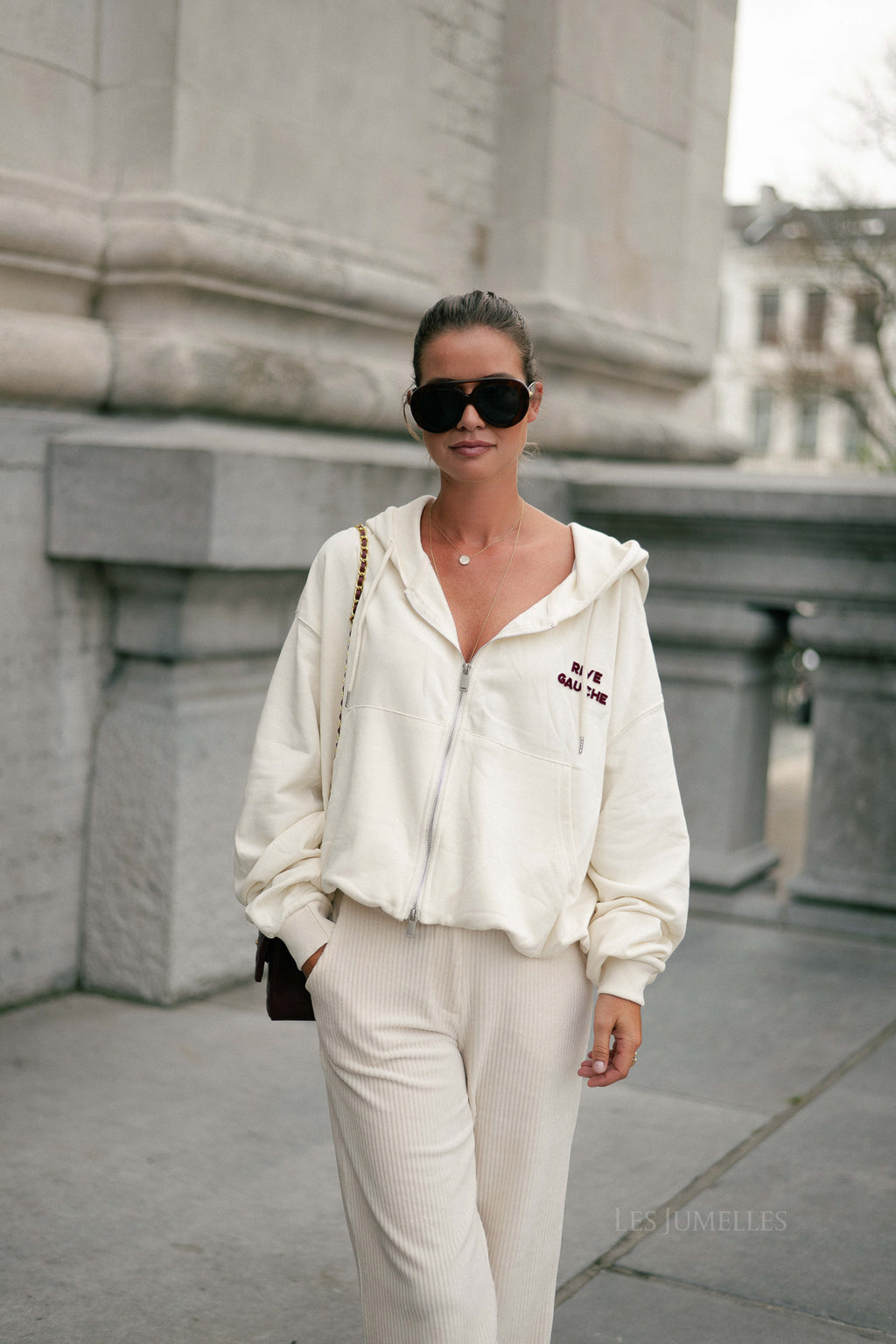 Rive Gauche sweatshirt ecru