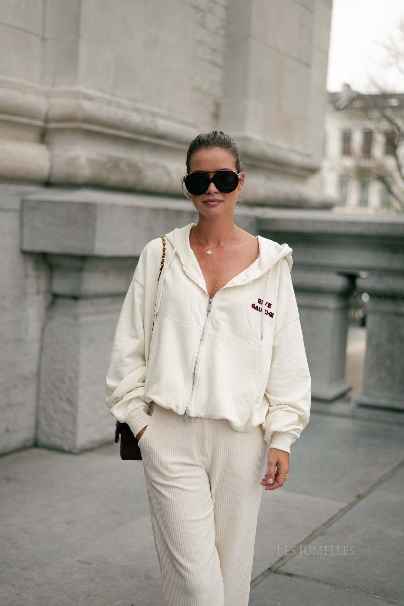Rive Gauche sweatshirt ecru