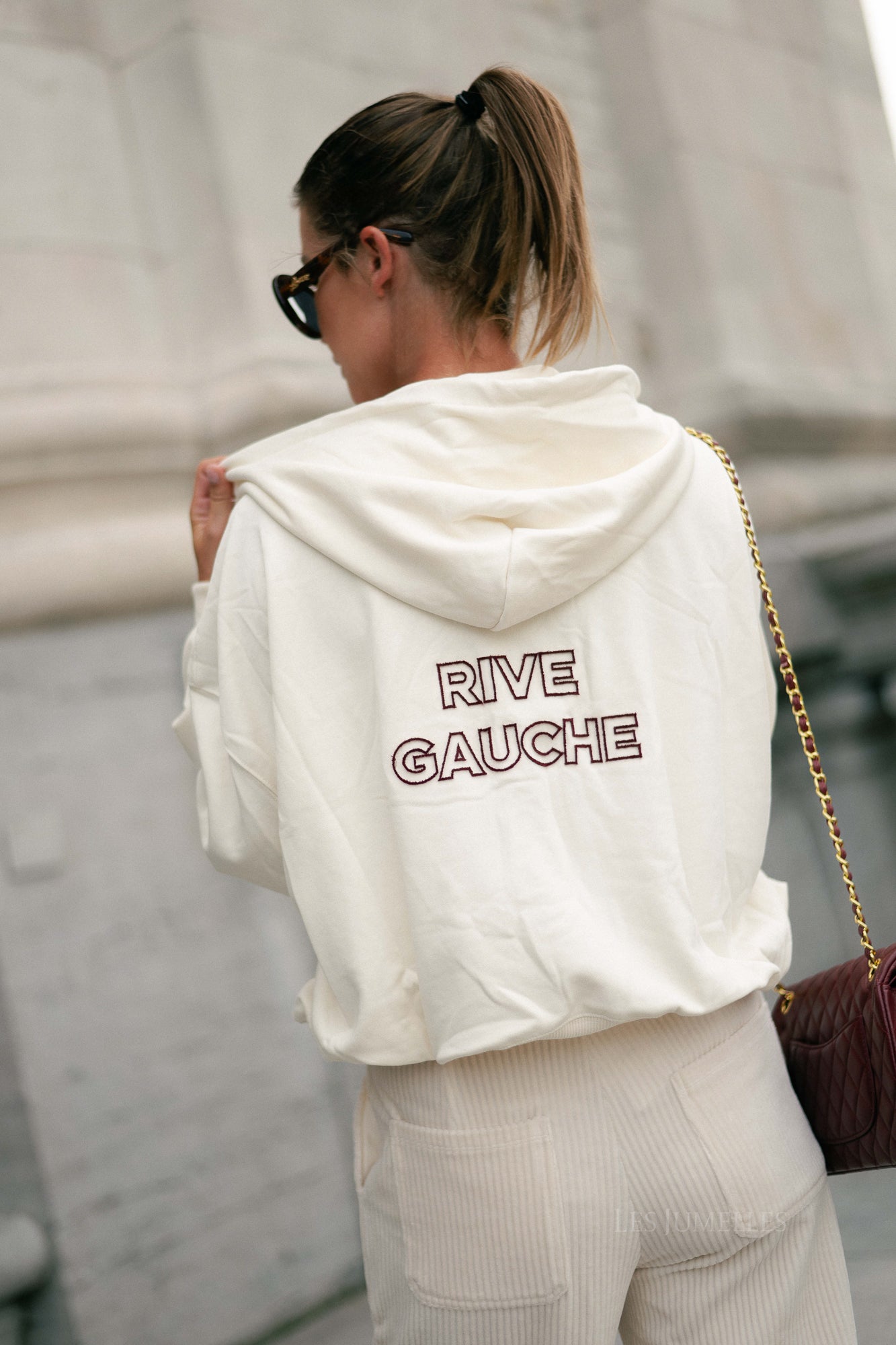 Rive Gauche sweatshirt ecru