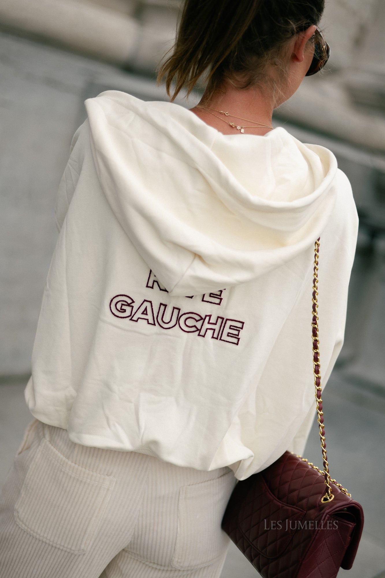 Rive Gauche sweatshirt ecru