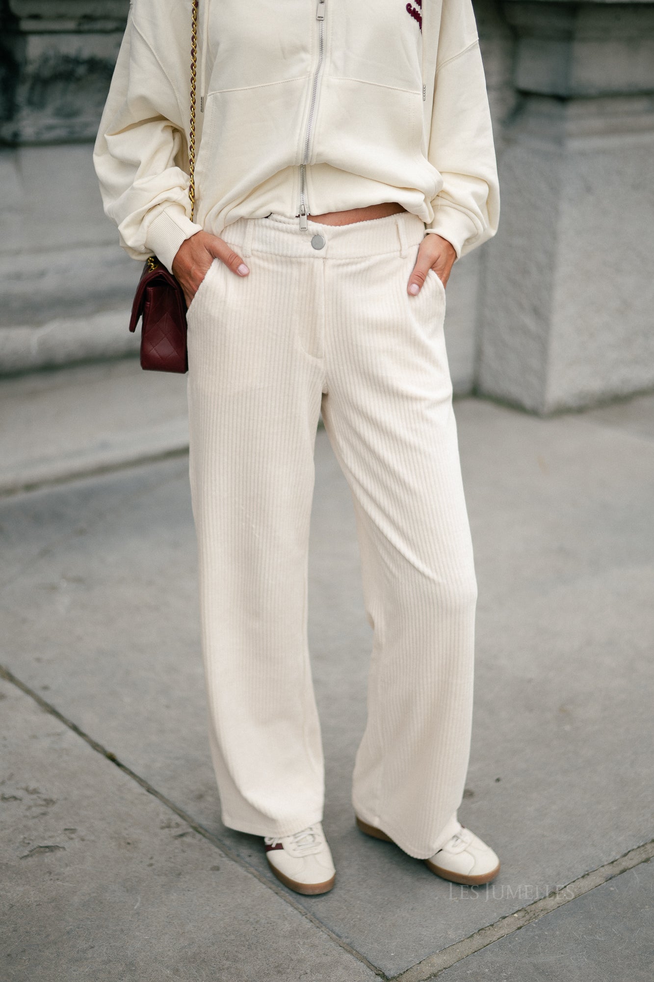 VIKita RW wide corduroy pants birch