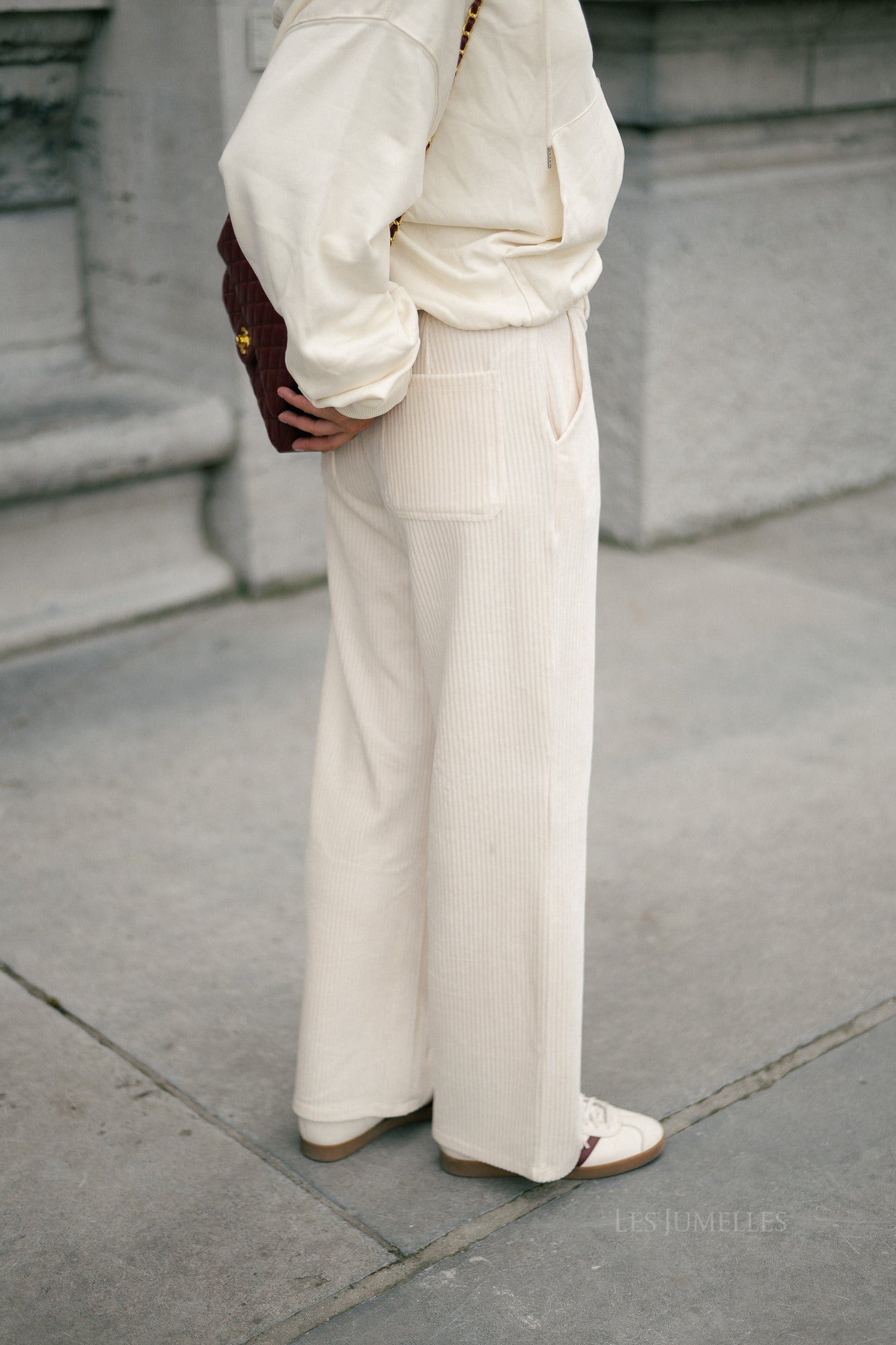 VIKita RW wide corduroy pants birch
